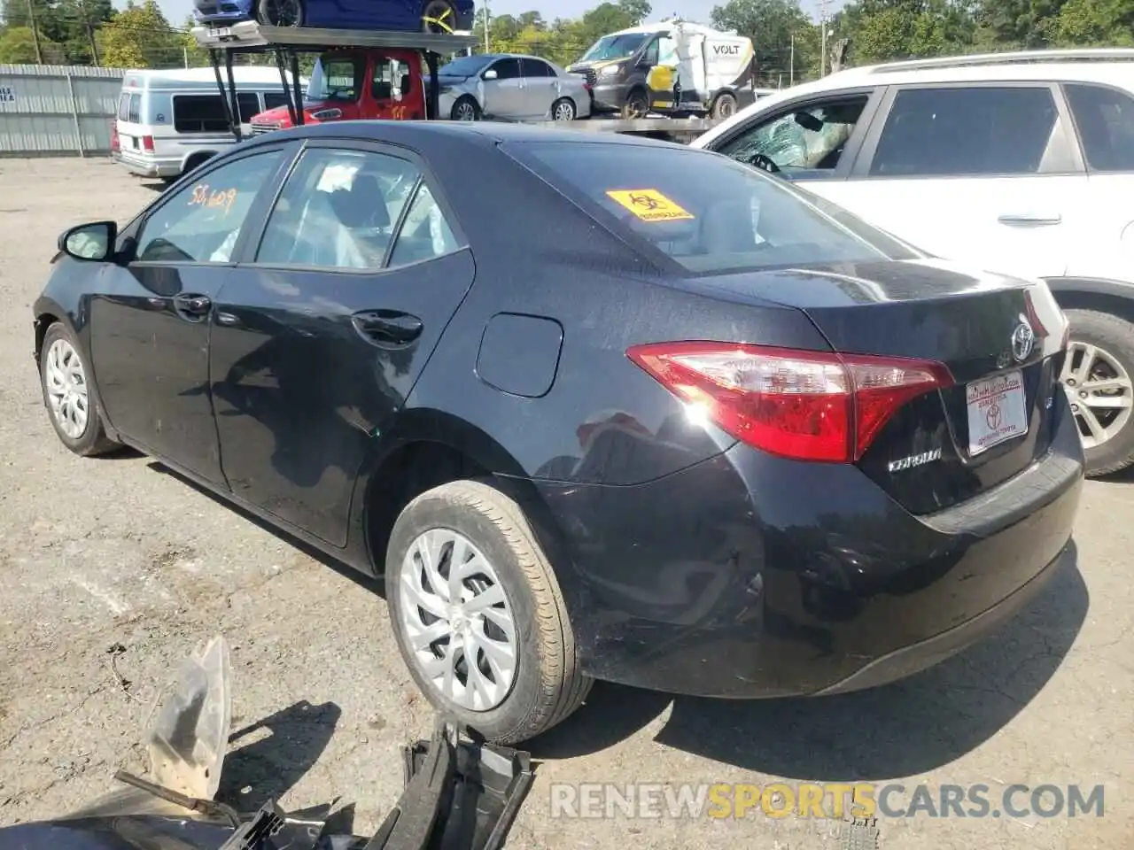 3 Photograph of a damaged car 5YFBURHE8KP901417 TOYOTA COROLLA 2019