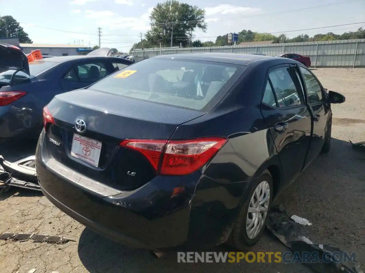 4 Photograph of a damaged car 5YFBURHE8KP901417 TOYOTA COROLLA 2019