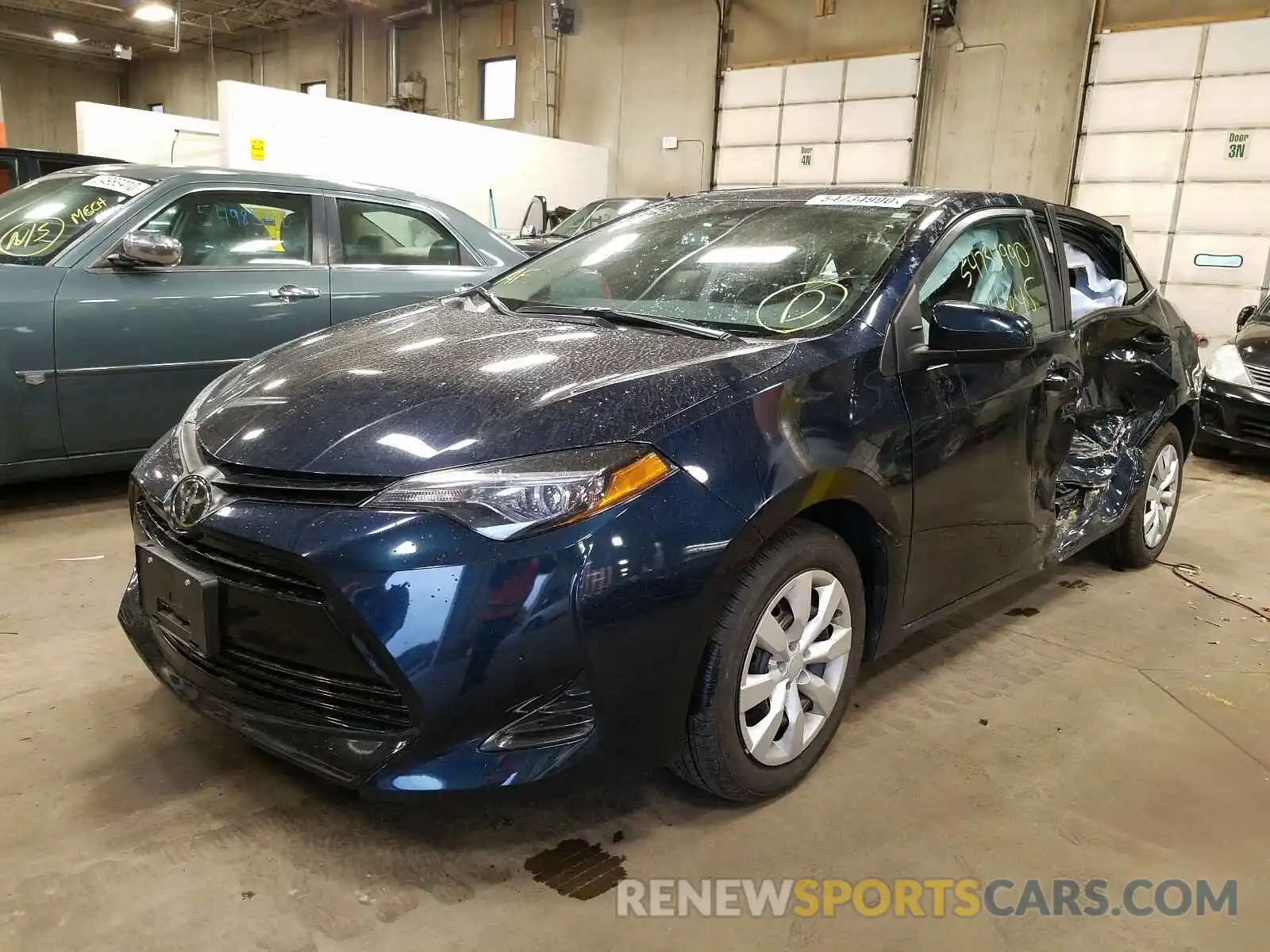 2 Photograph of a damaged car 5YFBURHE8KP901479 TOYOTA COROLLA 2019