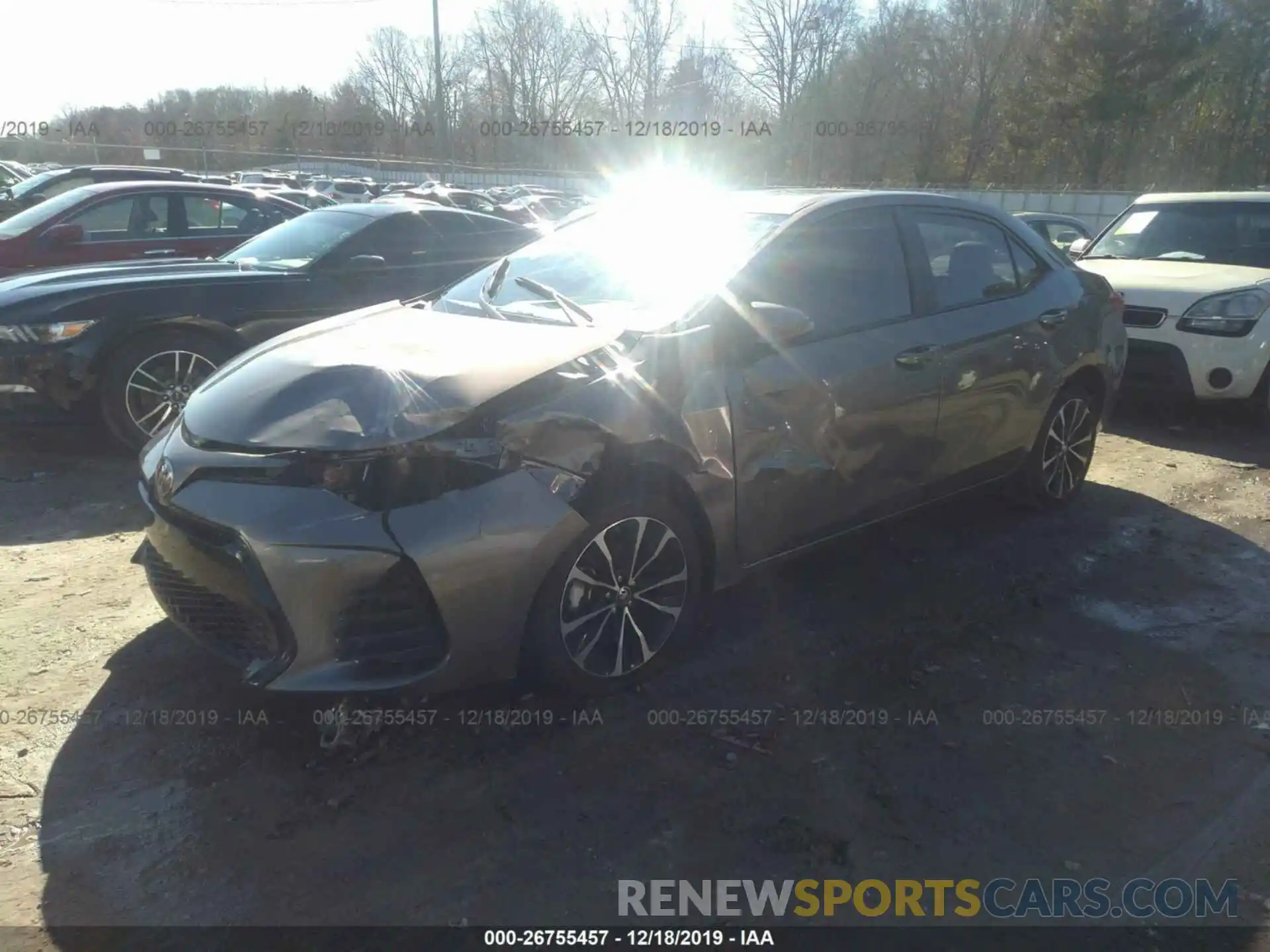 2 Photograph of a damaged car 5YFBURHE8KP901482 TOYOTA COROLLA 2019