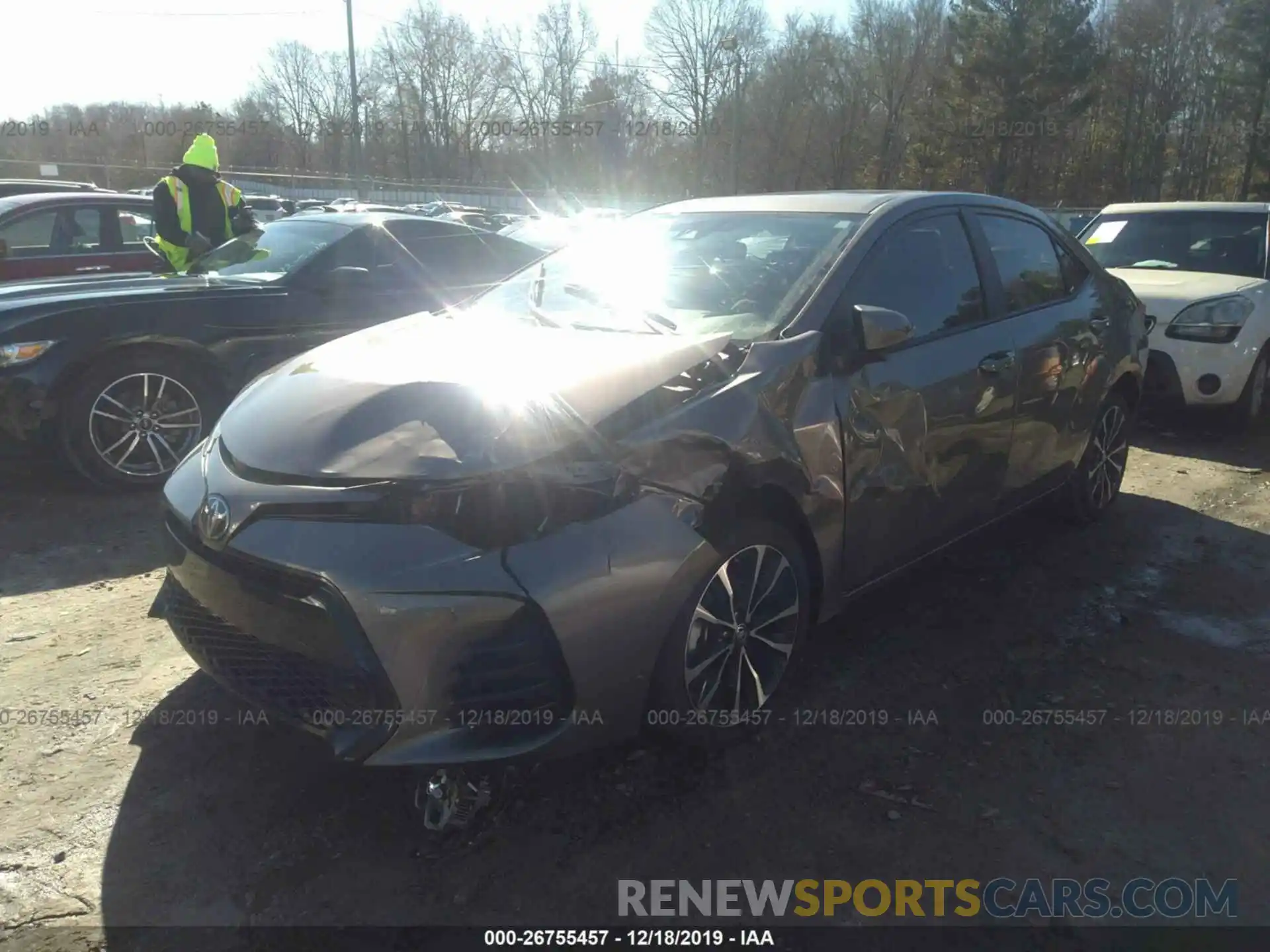 6 Photograph of a damaged car 5YFBURHE8KP901482 TOYOTA COROLLA 2019