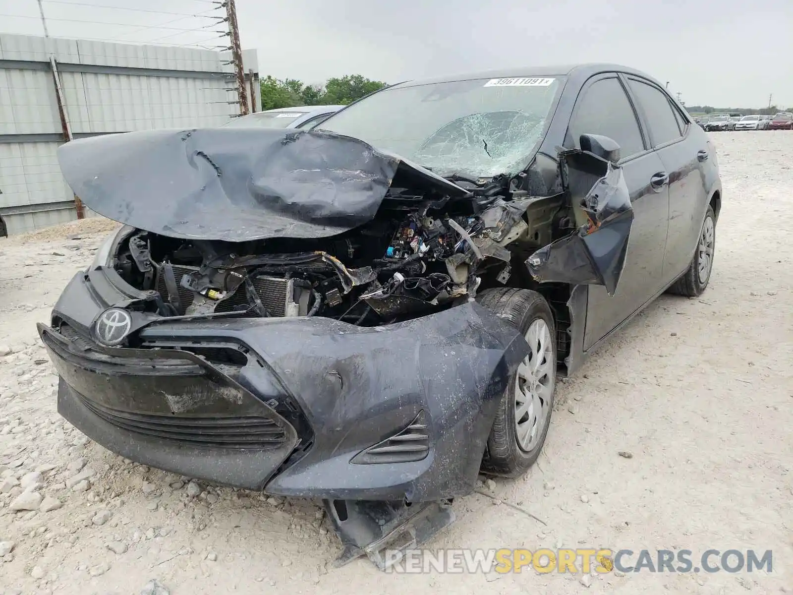 2 Photograph of a damaged car 5YFBURHE8KP901837 TOYOTA COROLLA 2019