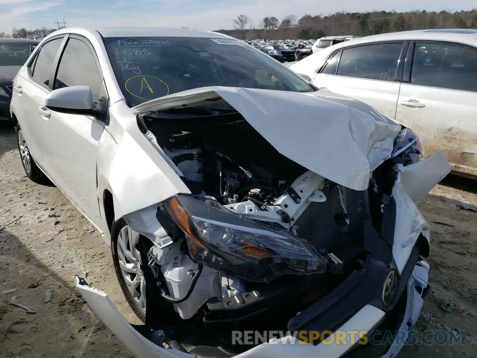 9 Photograph of a damaged car 5YFBURHE8KP901885 TOYOTA COROLLA 2019
