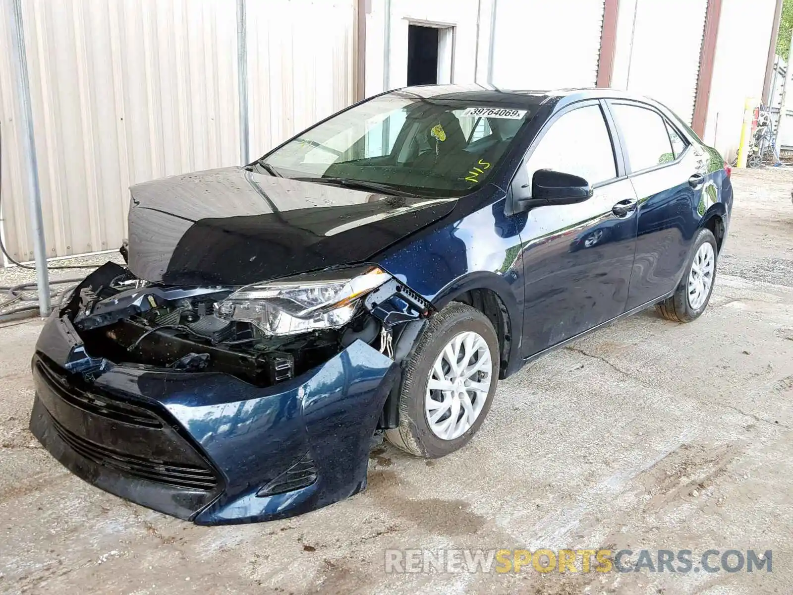 2 Photograph of a damaged car 5YFBURHE8KP902177 TOYOTA COROLLA 2019