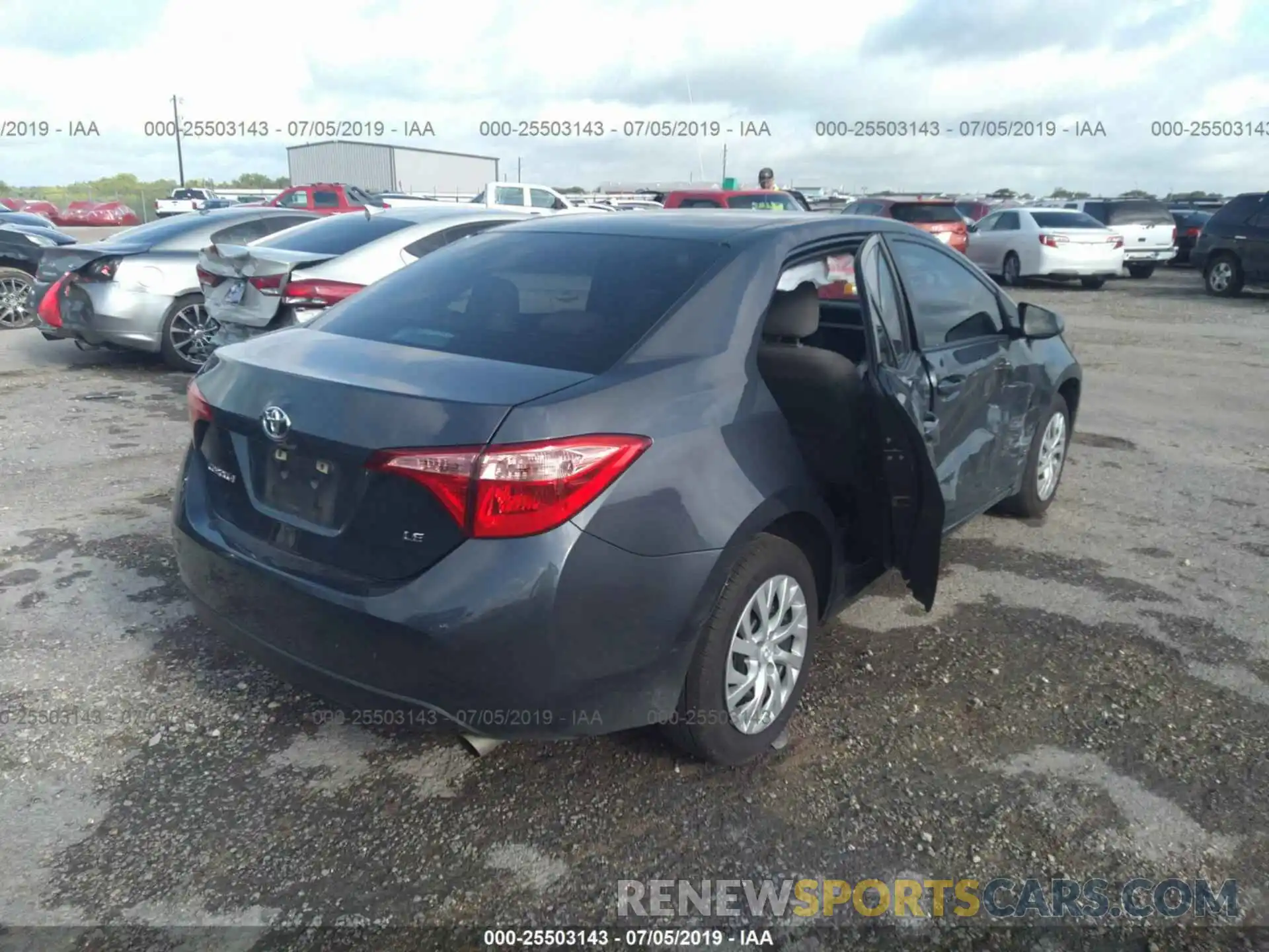 4 Photograph of a damaged car 5YFBURHE8KP902695 TOYOTA COROLLA 2019