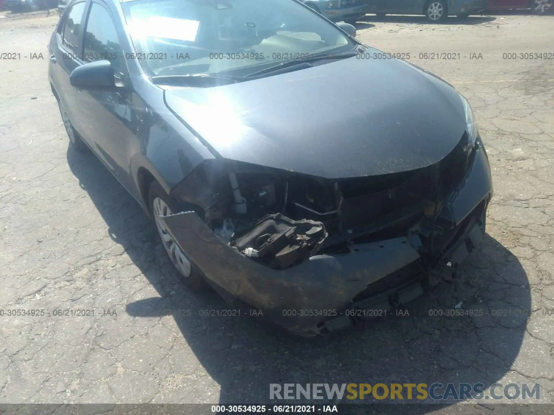 6 Photograph of a damaged car 5YFBURHE8KP902874 TOYOTA COROLLA 2019