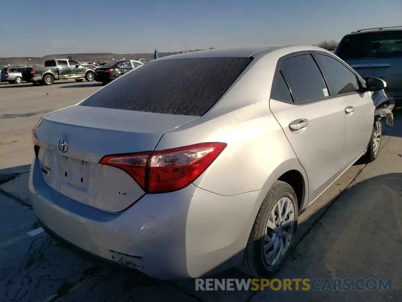 4 Photograph of a damaged car 5YFBURHE8KP902941 TOYOTA COROLLA 2019