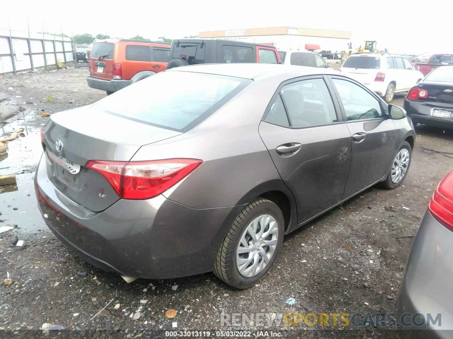 4 Photograph of a damaged car 5YFBURHE8KP903488 TOYOTA COROLLA 2019