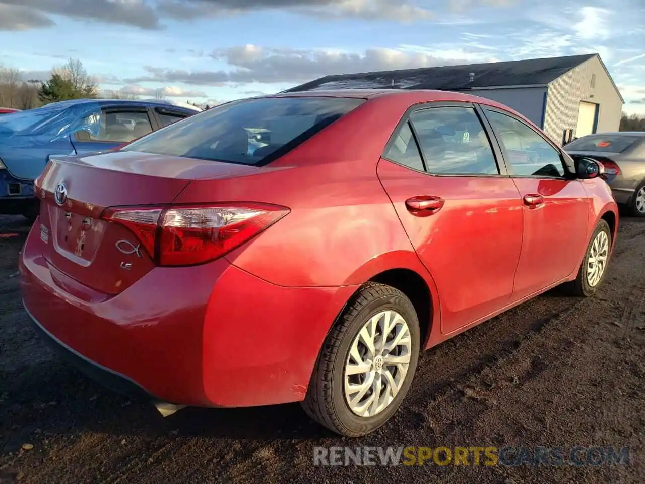 4 Photograph of a damaged car 5YFBURHE8KP903524 TOYOTA COROLLA 2019