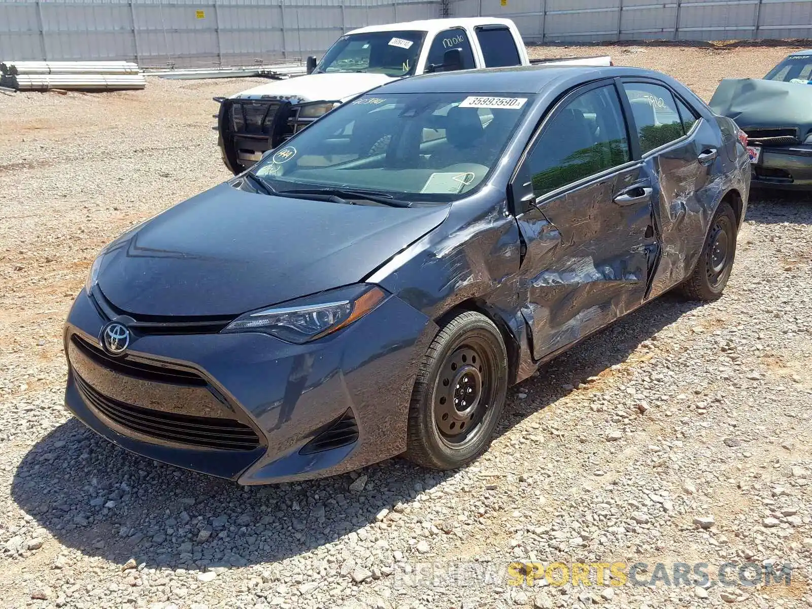 2 Photograph of a damaged car 5YFBURHE8KP903961 TOYOTA COROLLA 2019