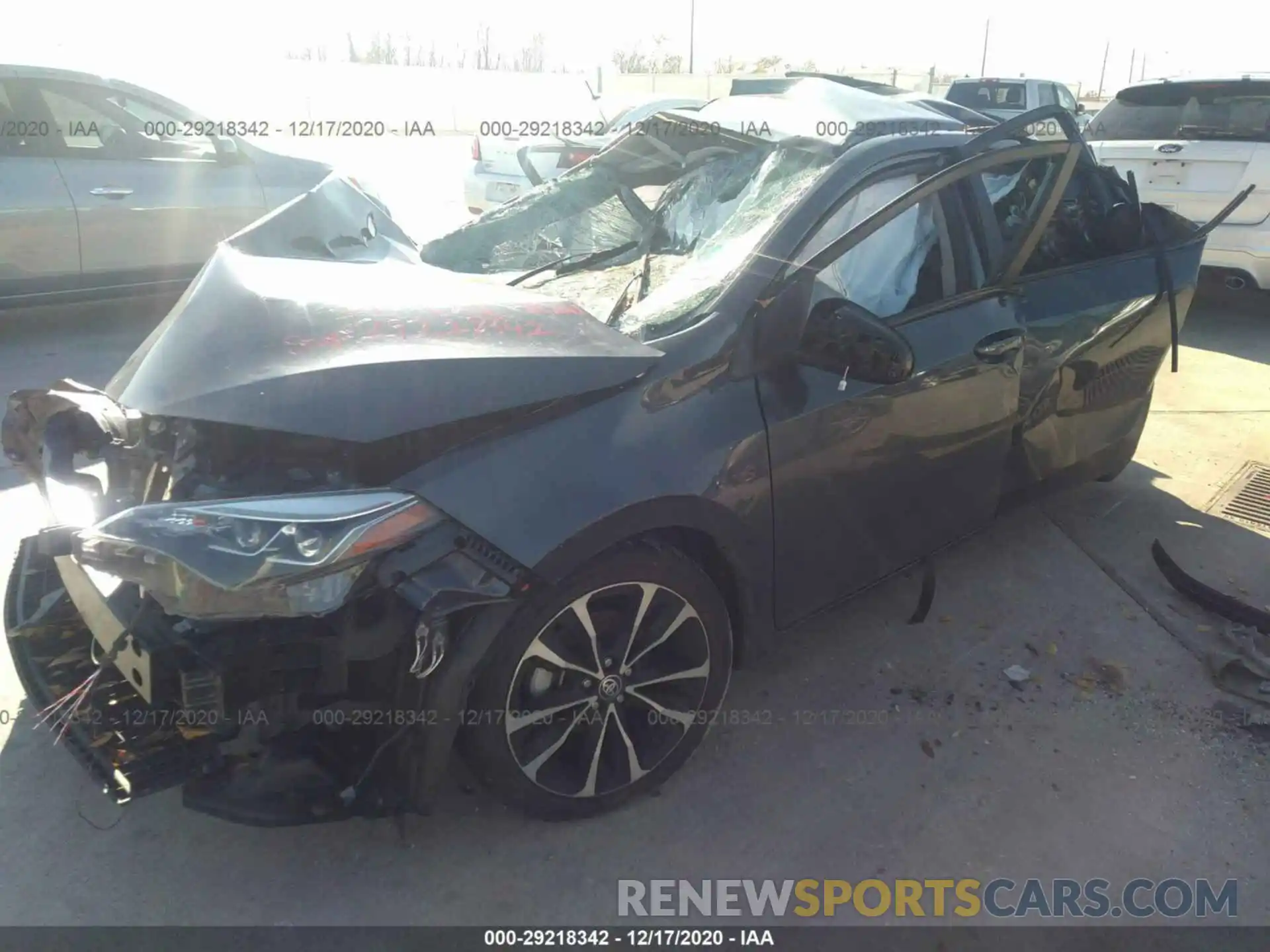 2 Photograph of a damaged car 5YFBURHE8KP904107 TOYOTA COROLLA 2019