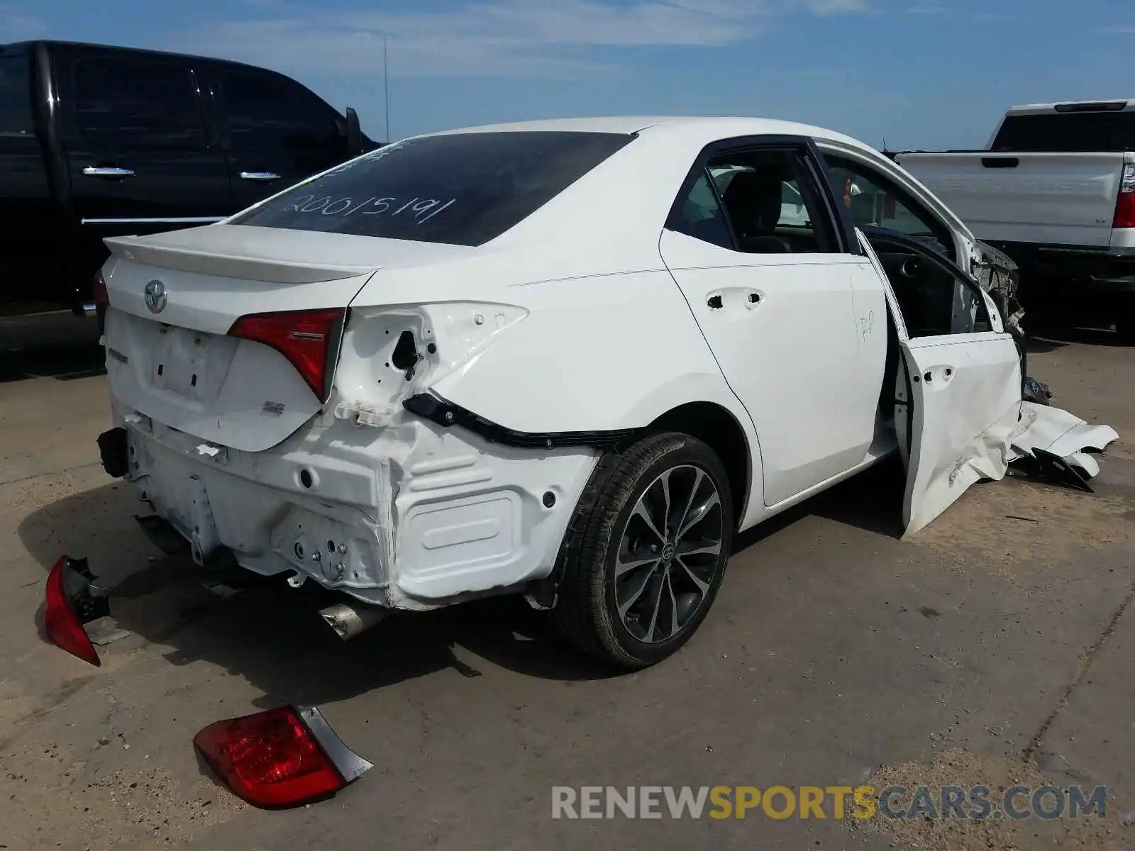 4 Photograph of a damaged car 5YFBURHE8KP904141 TOYOTA COROLLA 2019