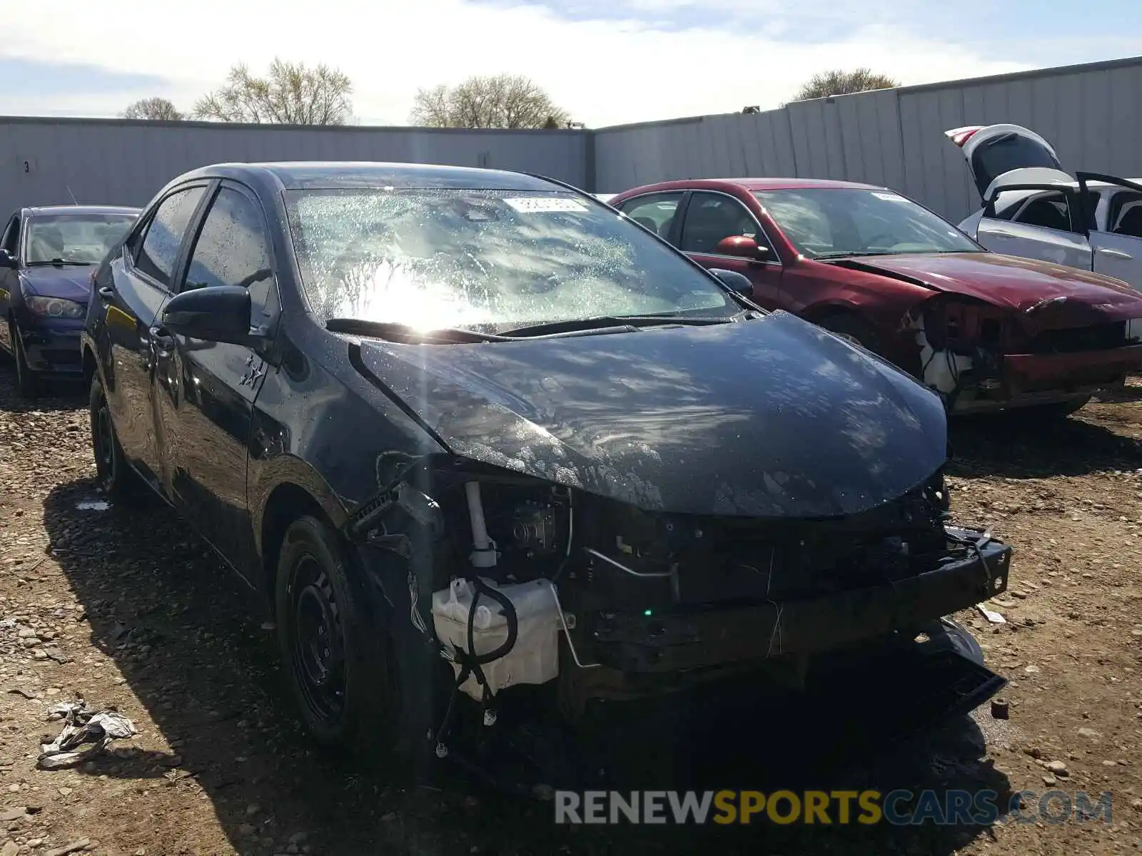 1 Photograph of a damaged car 5YFBURHE8KP904205 TOYOTA COROLLA 2019