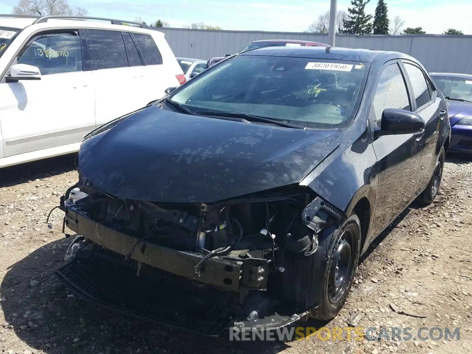 2 Photograph of a damaged car 5YFBURHE8KP904205 TOYOTA COROLLA 2019