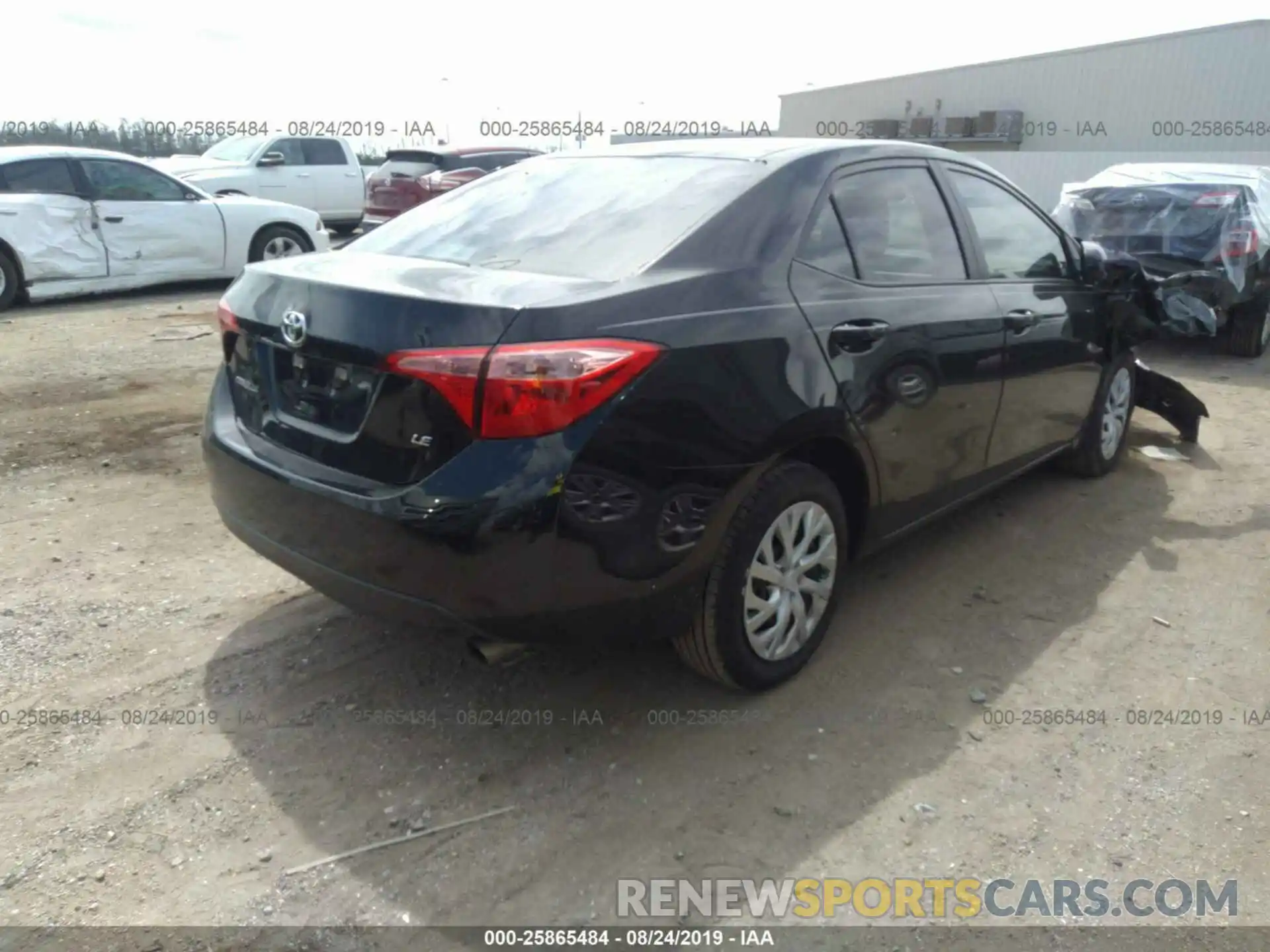 4 Photograph of a damaged car 5YFBURHE8KP904396 TOYOTA COROLLA 2019