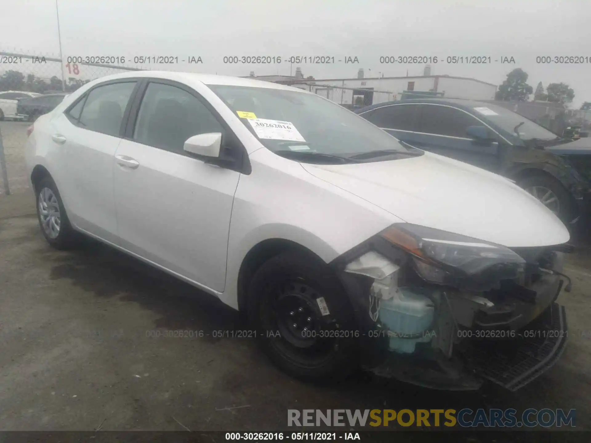 1 Photograph of a damaged car 5YFBURHE8KP904558 TOYOTA COROLLA 2019