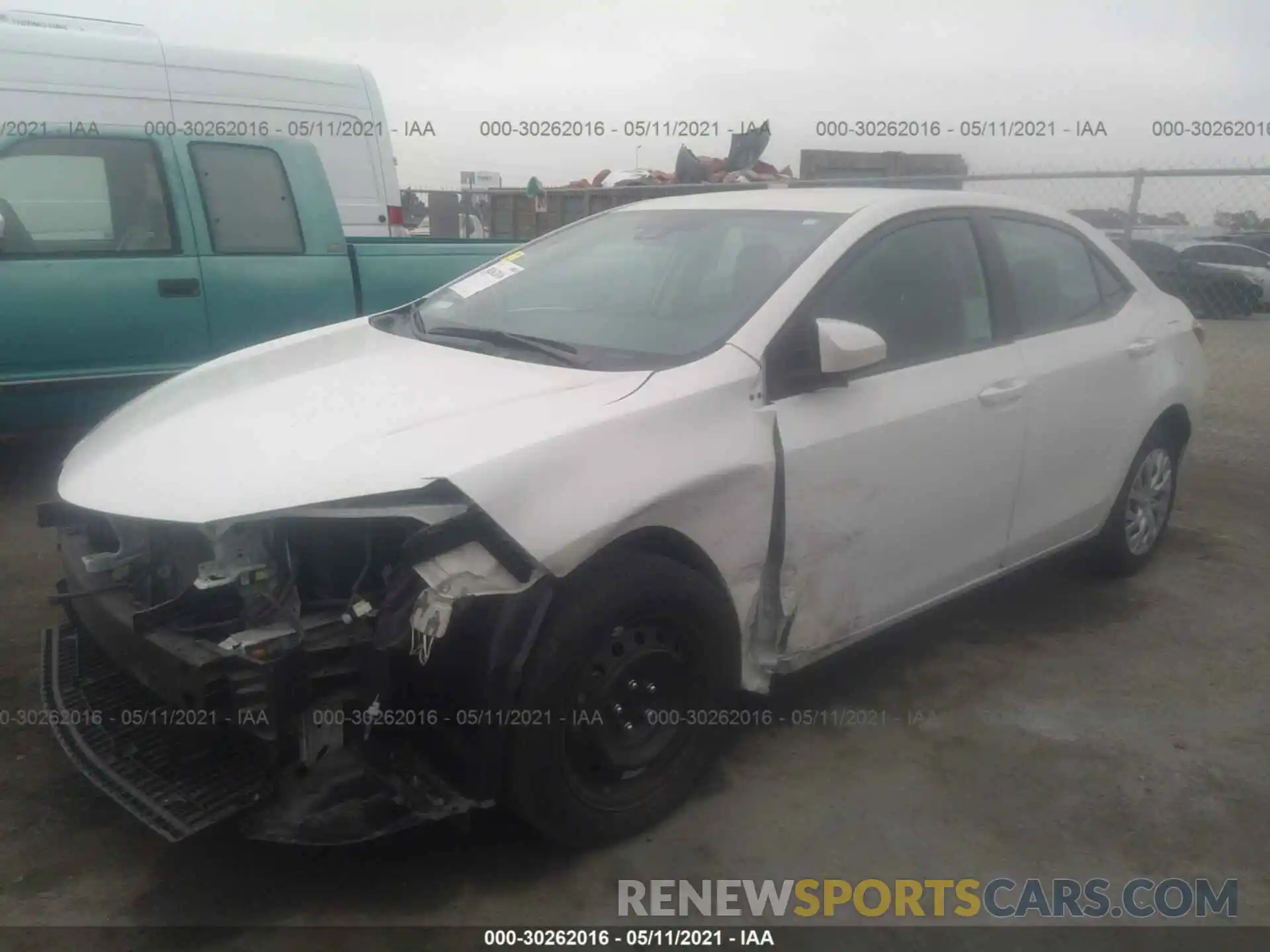 2 Photograph of a damaged car 5YFBURHE8KP904558 TOYOTA COROLLA 2019