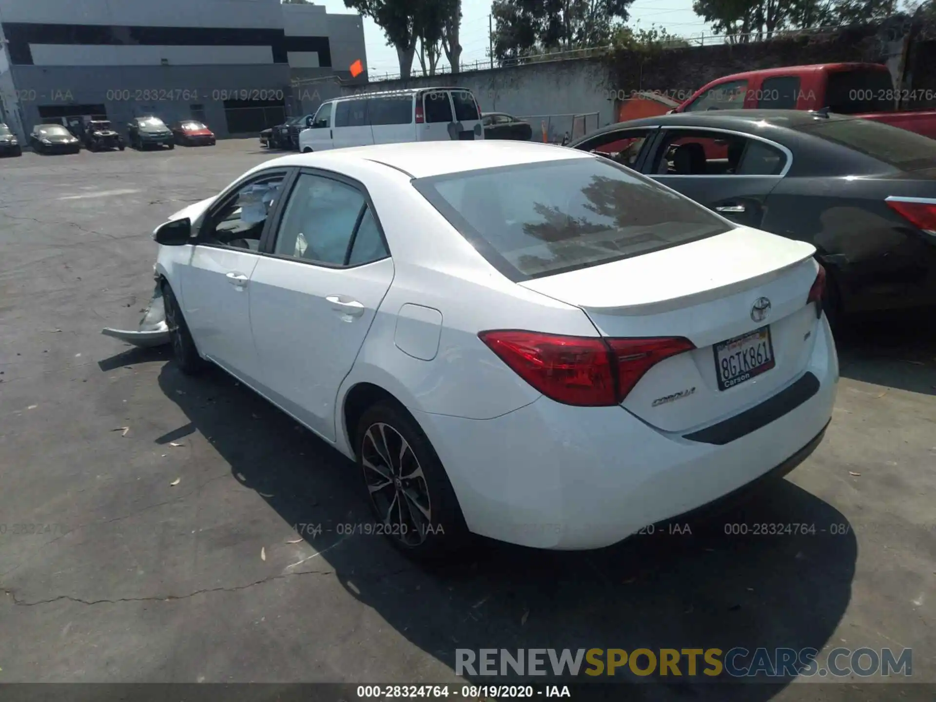 3 Photograph of a damaged car 5YFBURHE8KP904933 TOYOTA COROLLA 2019