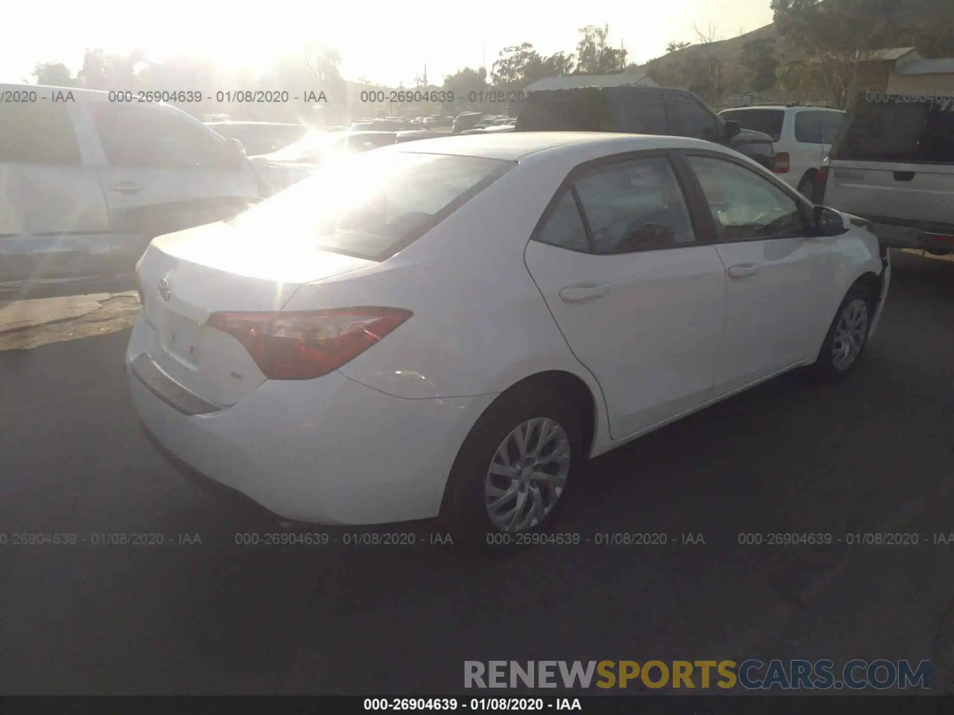 4 Photograph of a damaged car 5YFBURHE8KP905015 TOYOTA COROLLA 2019