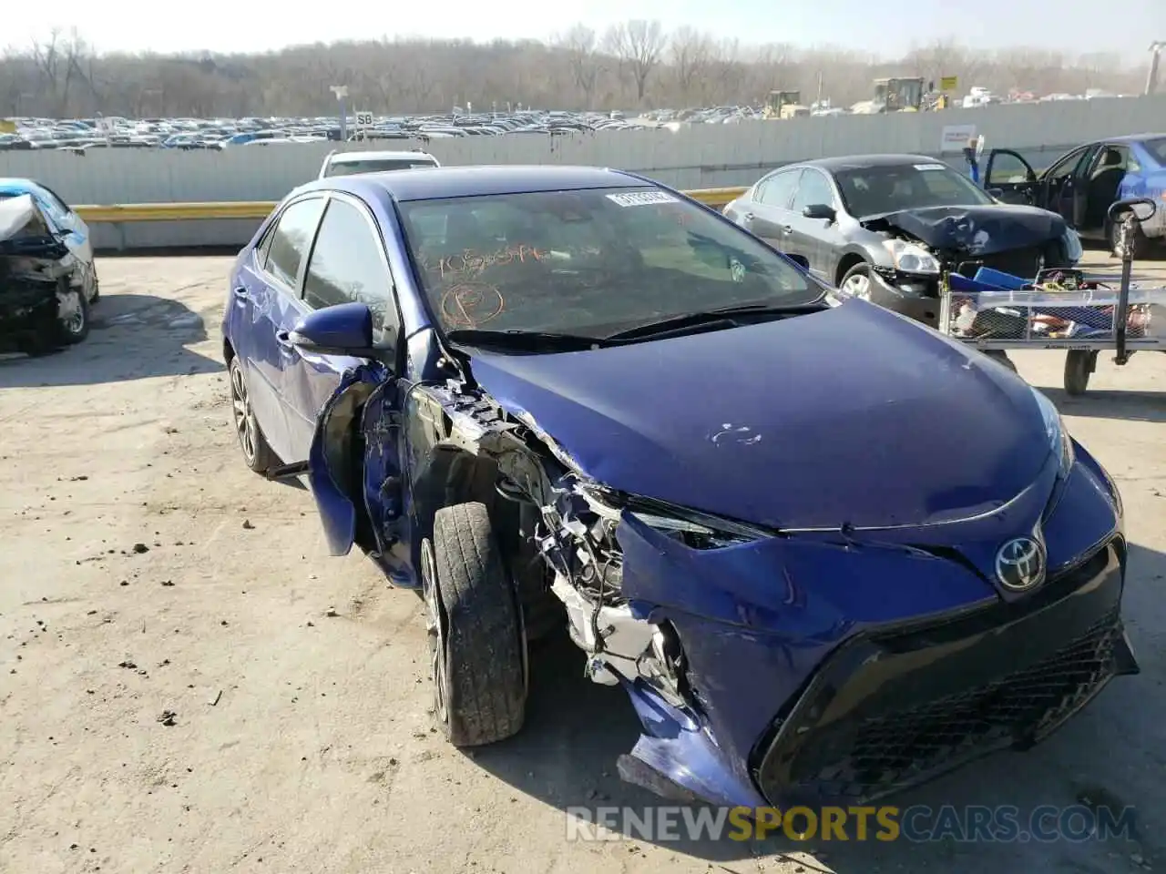 1 Photograph of a damaged car 5YFBURHE8KP905094 TOYOTA COROLLA 2019