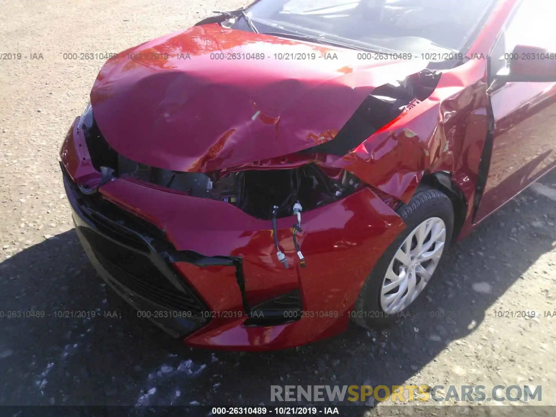 6 Photograph of a damaged car 5YFBURHE8KP905130 TOYOTA COROLLA 2019