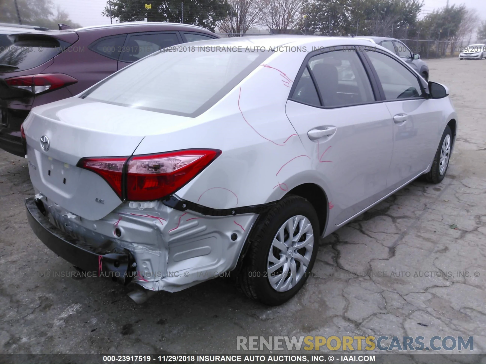 4 Photograph of a damaged car 5YFBURHE8KP905189 Toyota Corolla 2019