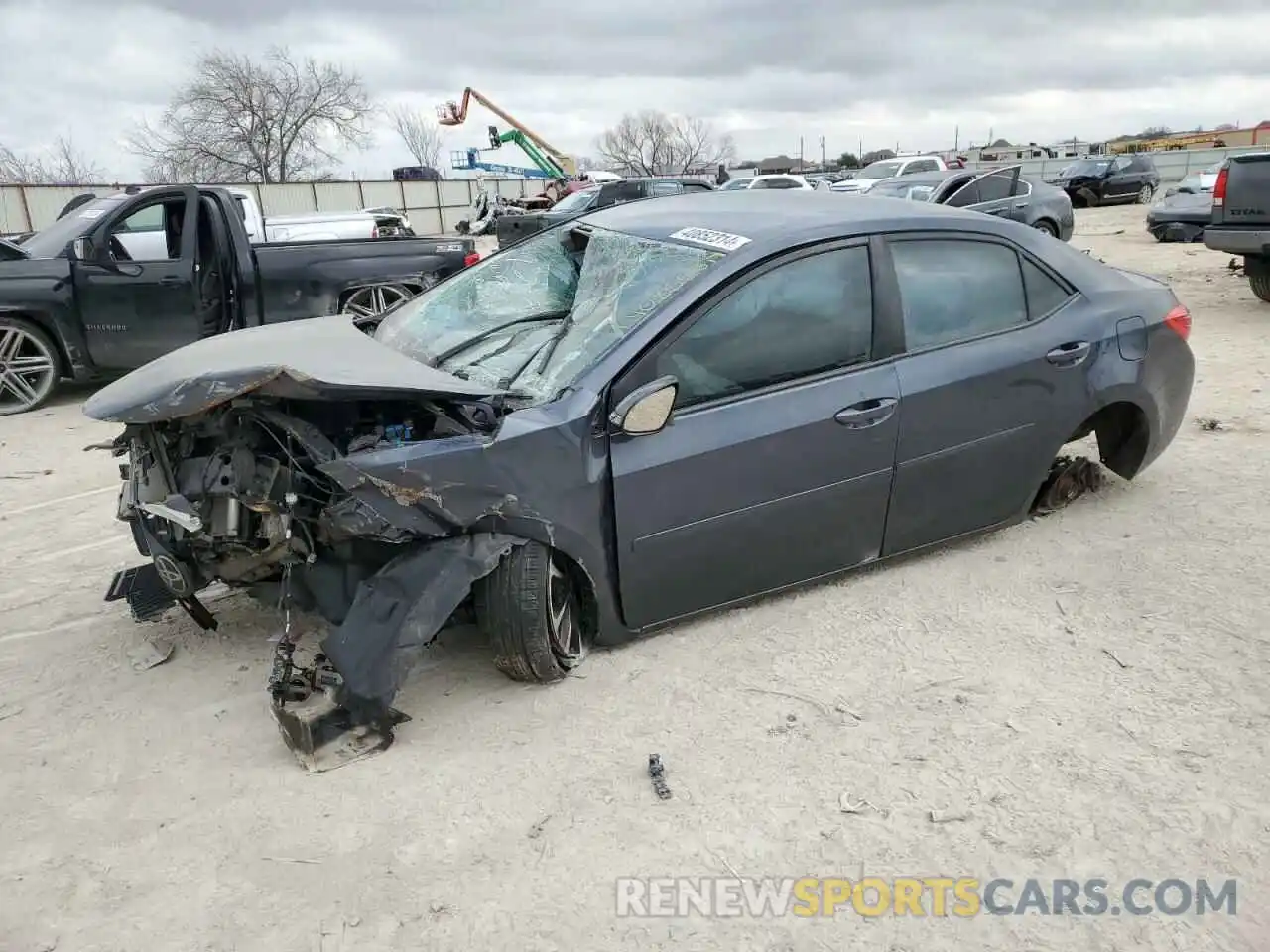 1 Photograph of a damaged car 5YFBURHE8KP905600 TOYOTA COROLLA 2019