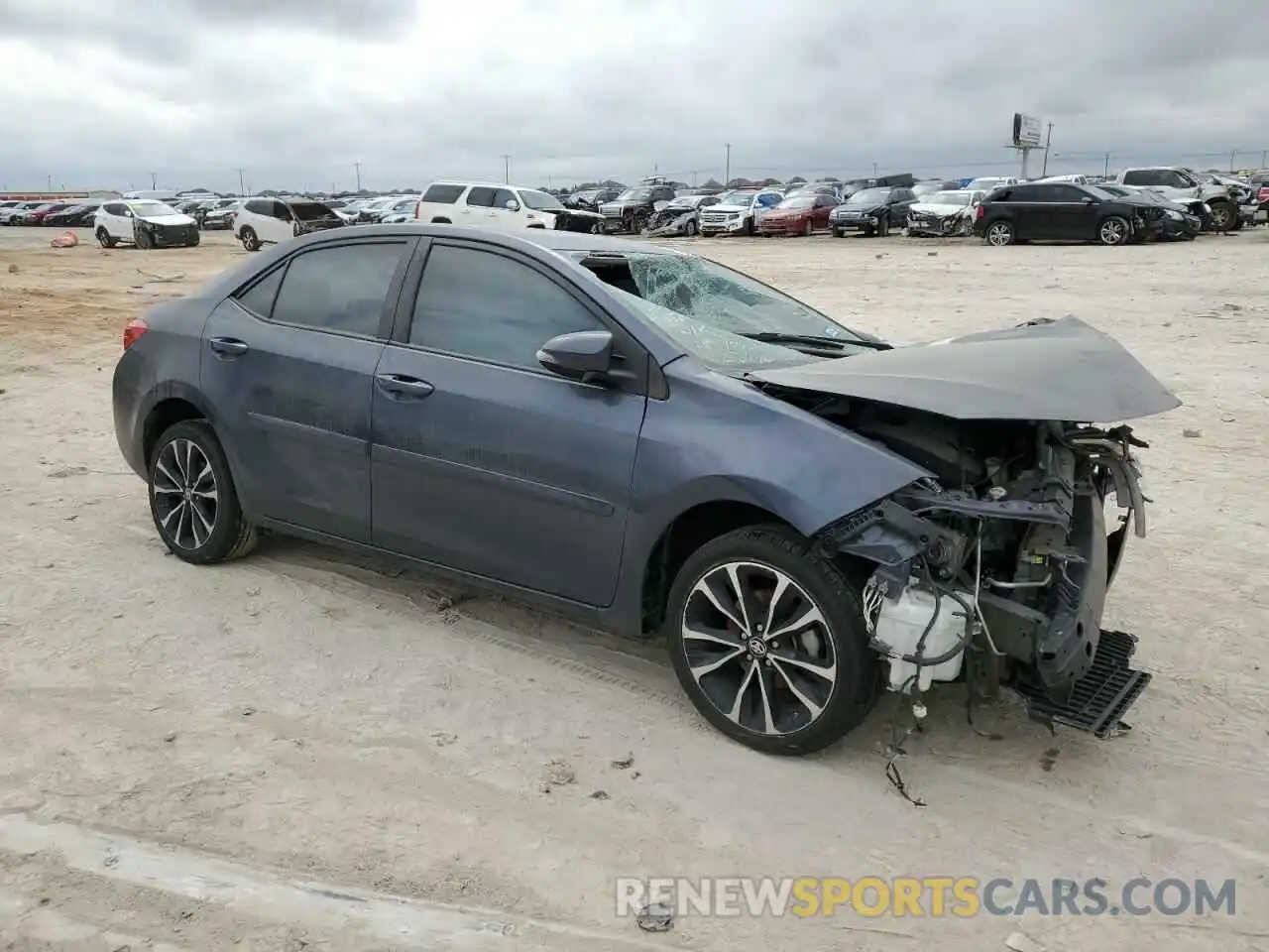 4 Photograph of a damaged car 5YFBURHE8KP905600 TOYOTA COROLLA 2019