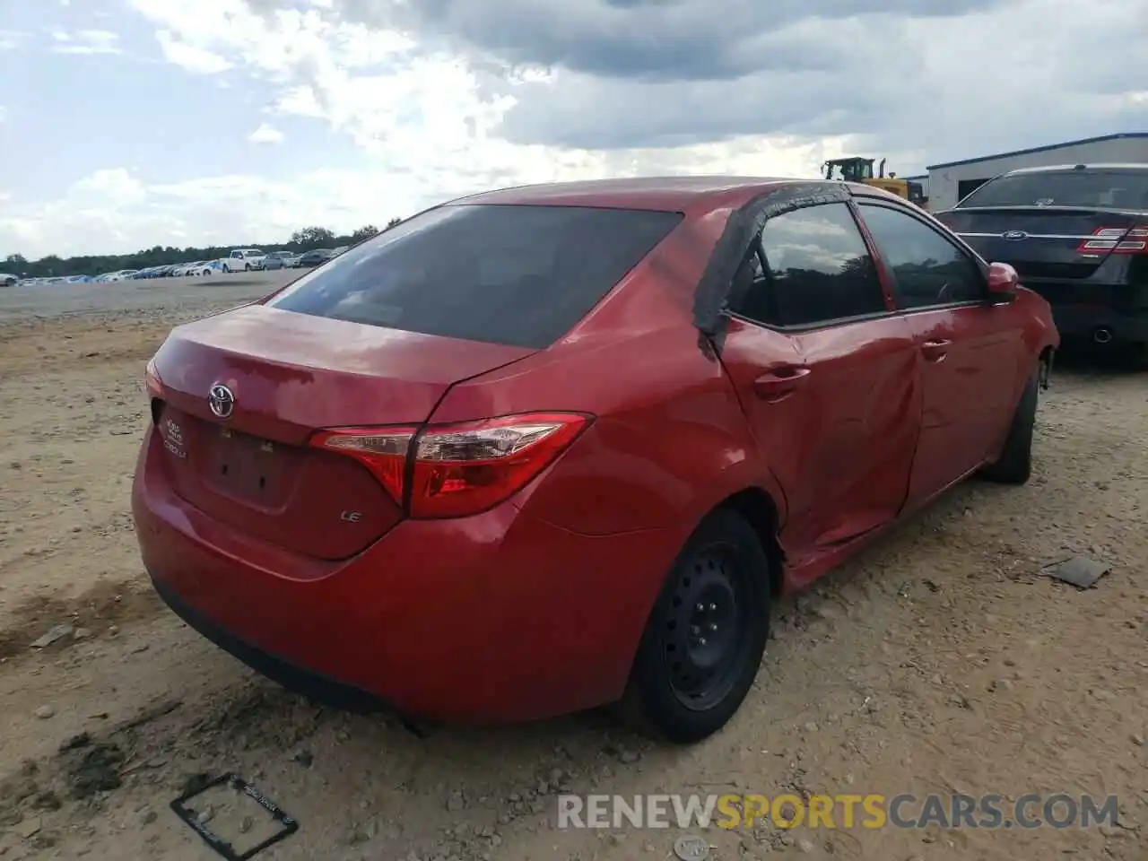 4 Photograph of a damaged car 5YFBURHE8KP905791 TOYOTA COROLLA 2019