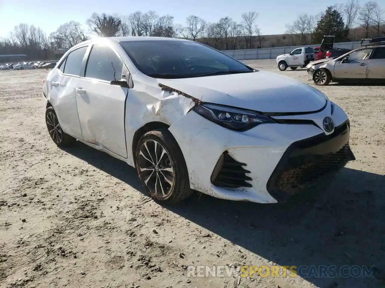 1 Photograph of a damaged car 5YFBURHE8KP905919 TOYOTA COROLLA 2019