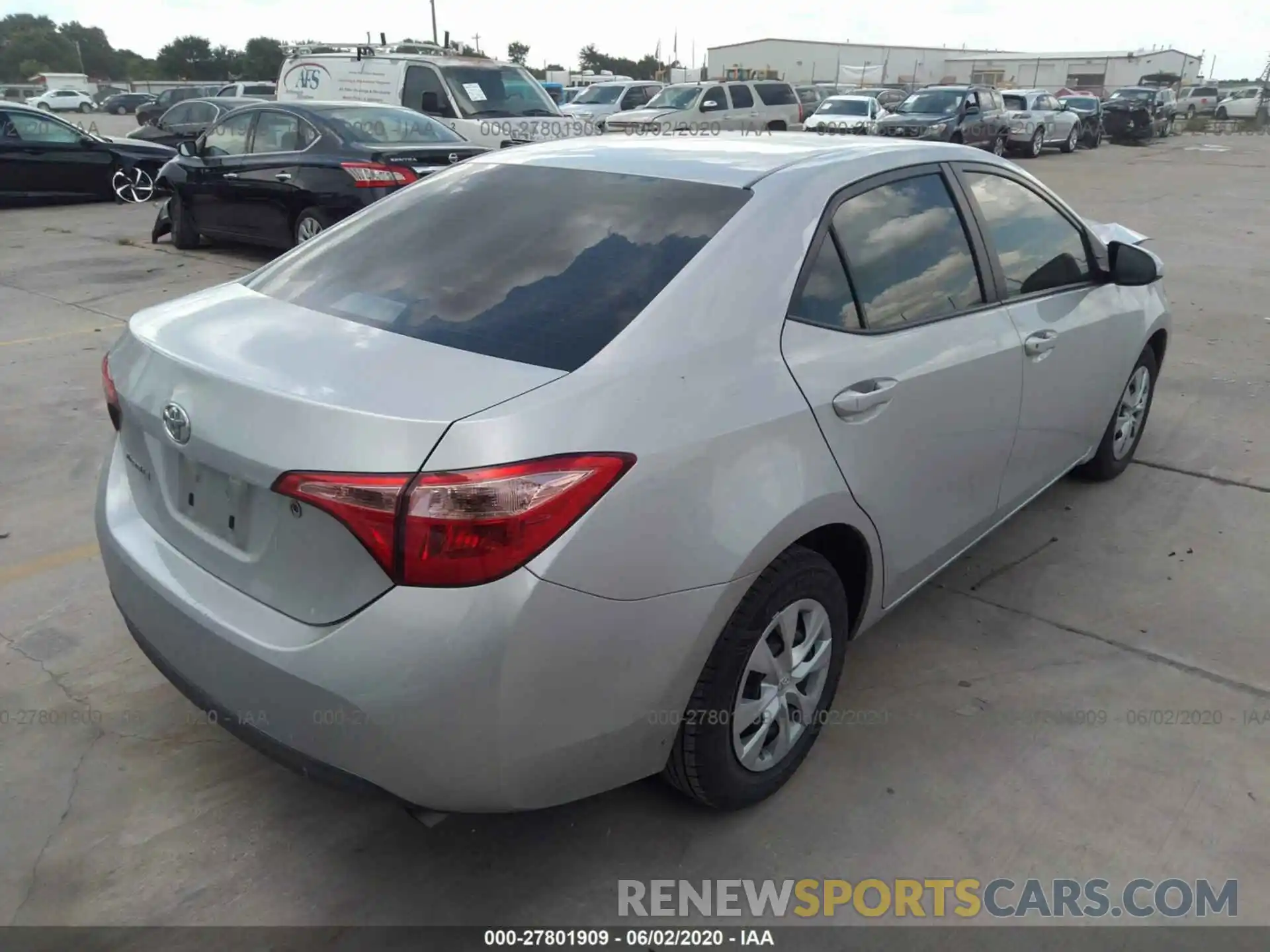 4 Photograph of a damaged car 5YFBURHE8KP906052 TOYOTA COROLLA 2019