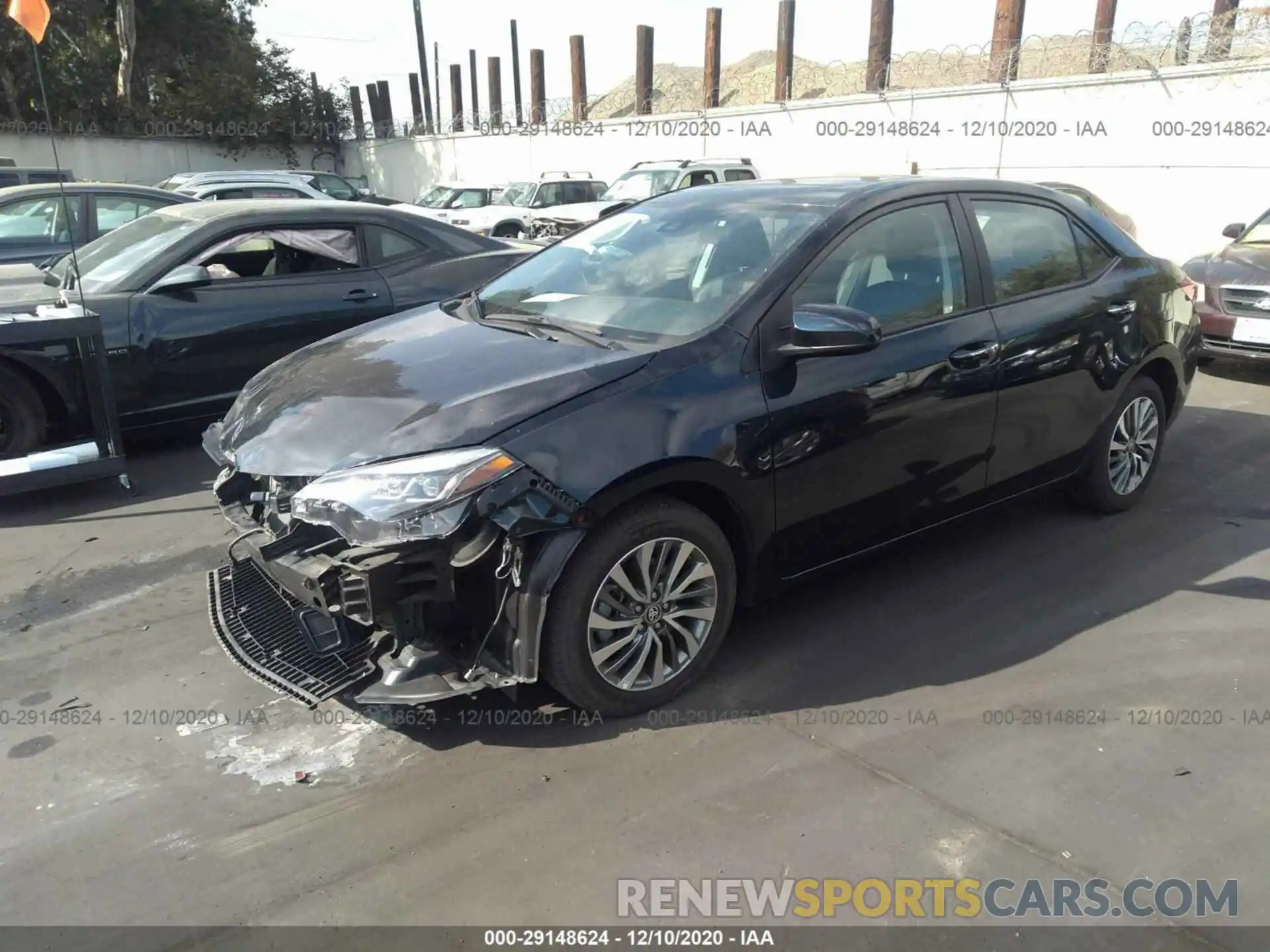 2 Photograph of a damaged car 5YFBURHE8KP906357 TOYOTA COROLLA 2019