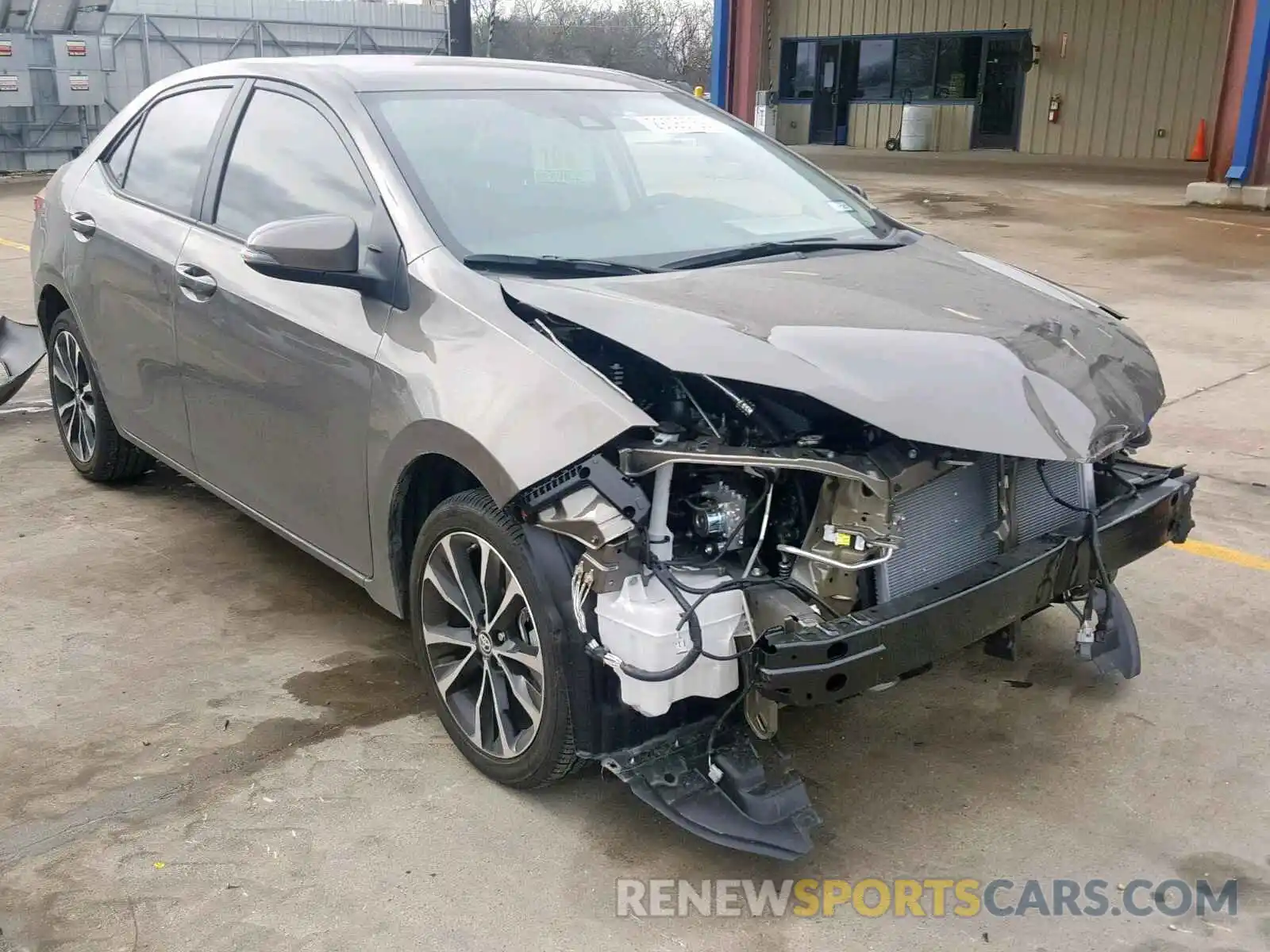 1 Photograph of a damaged car 5YFBURHE8KP906522 TOYOTA COROLLA 2019