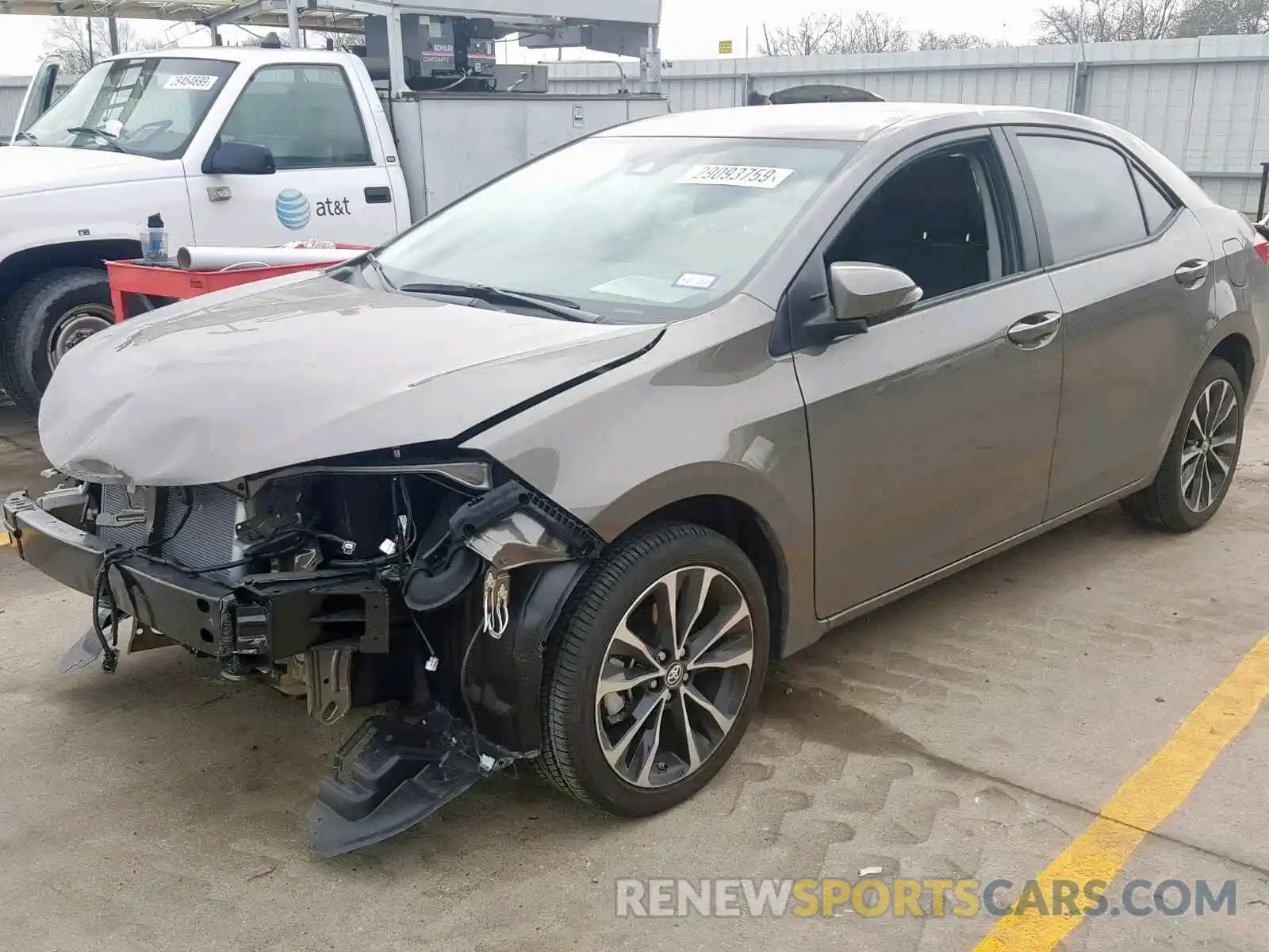 2 Photograph of a damaged car 5YFBURHE8KP906522 TOYOTA COROLLA 2019