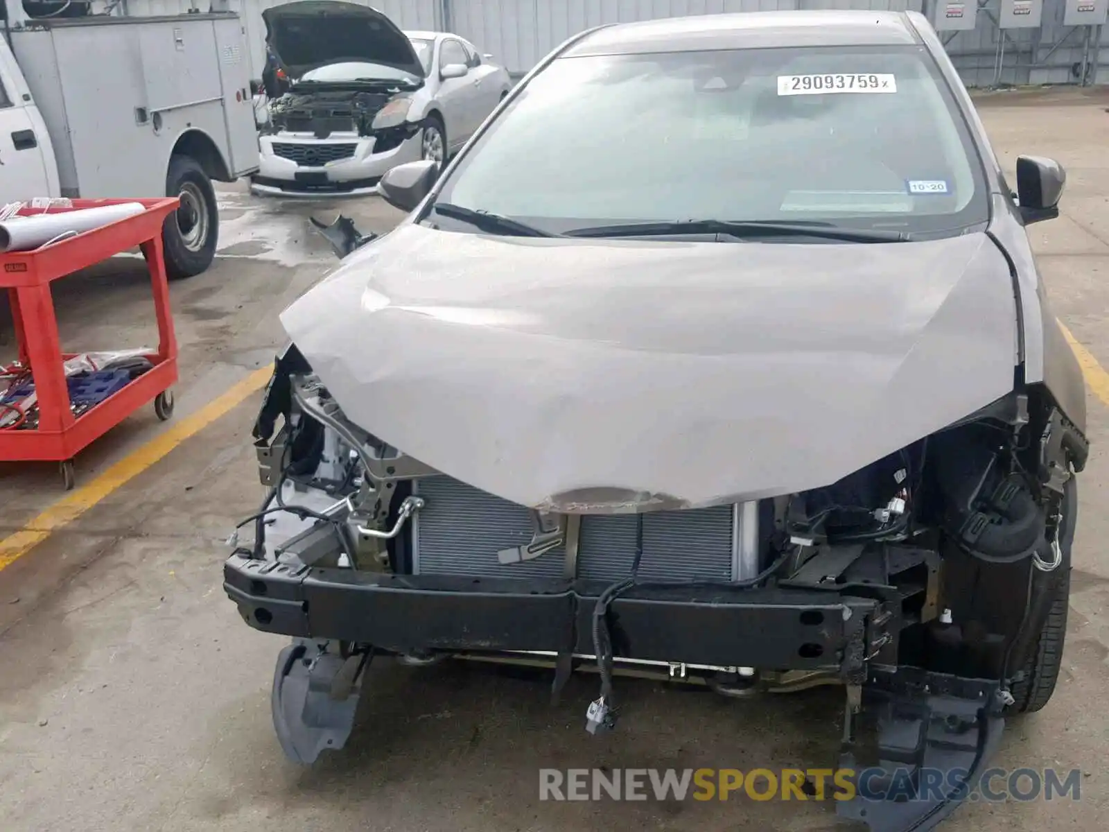 9 Photograph of a damaged car 5YFBURHE8KP906522 TOYOTA COROLLA 2019