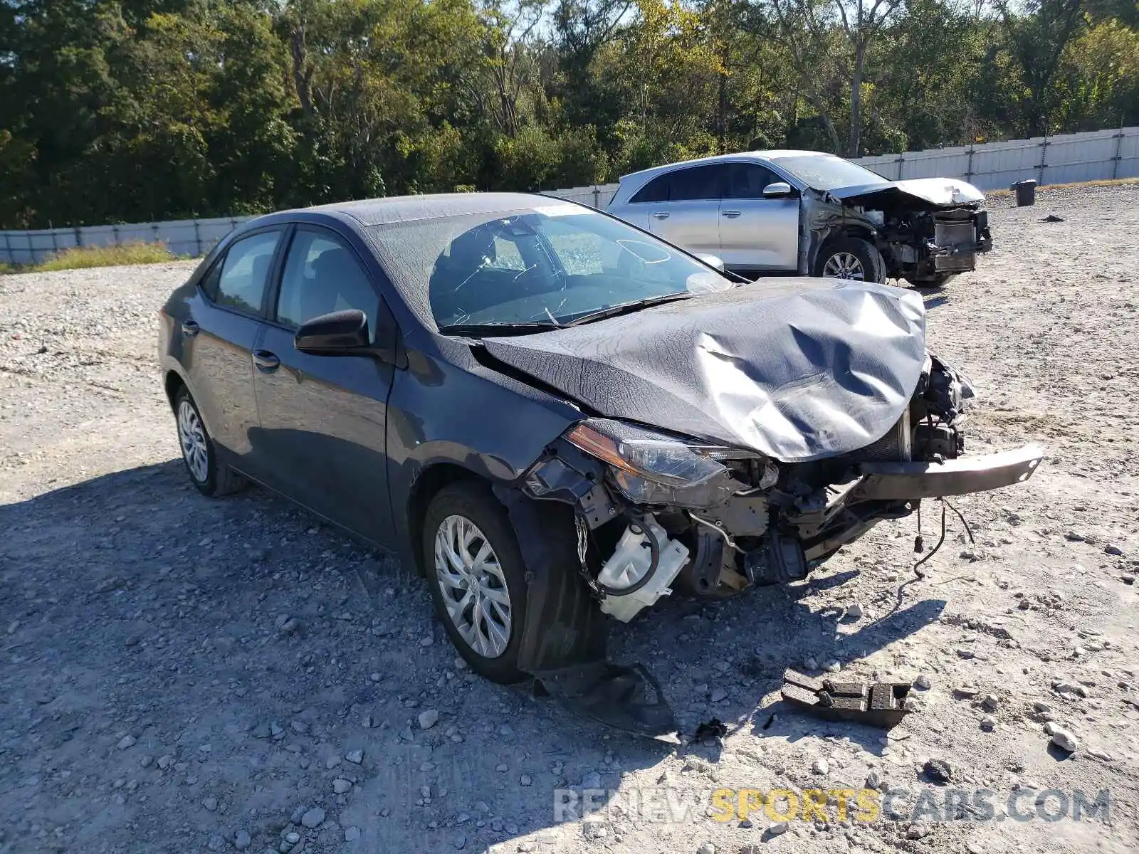 1 Photograph of a damaged car 5YFBURHE8KP906696 TOYOTA COROLLA 2019