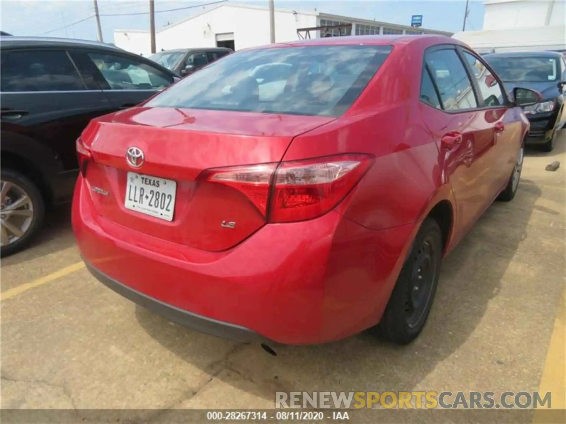 4 Photograph of a damaged car 5YFBURHE8KP906858 TOYOTA COROLLA 2019