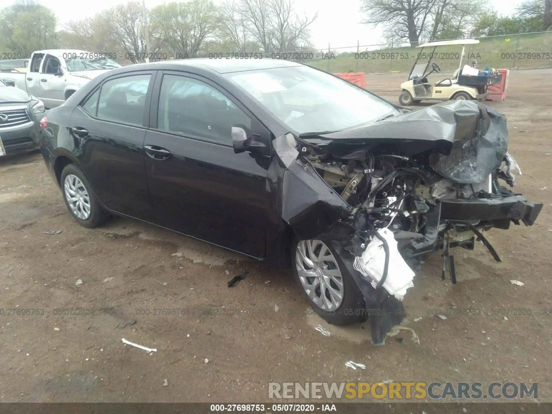 1 Photograph of a damaged car 5YFBURHE8KP906973 TOYOTA COROLLA 2019