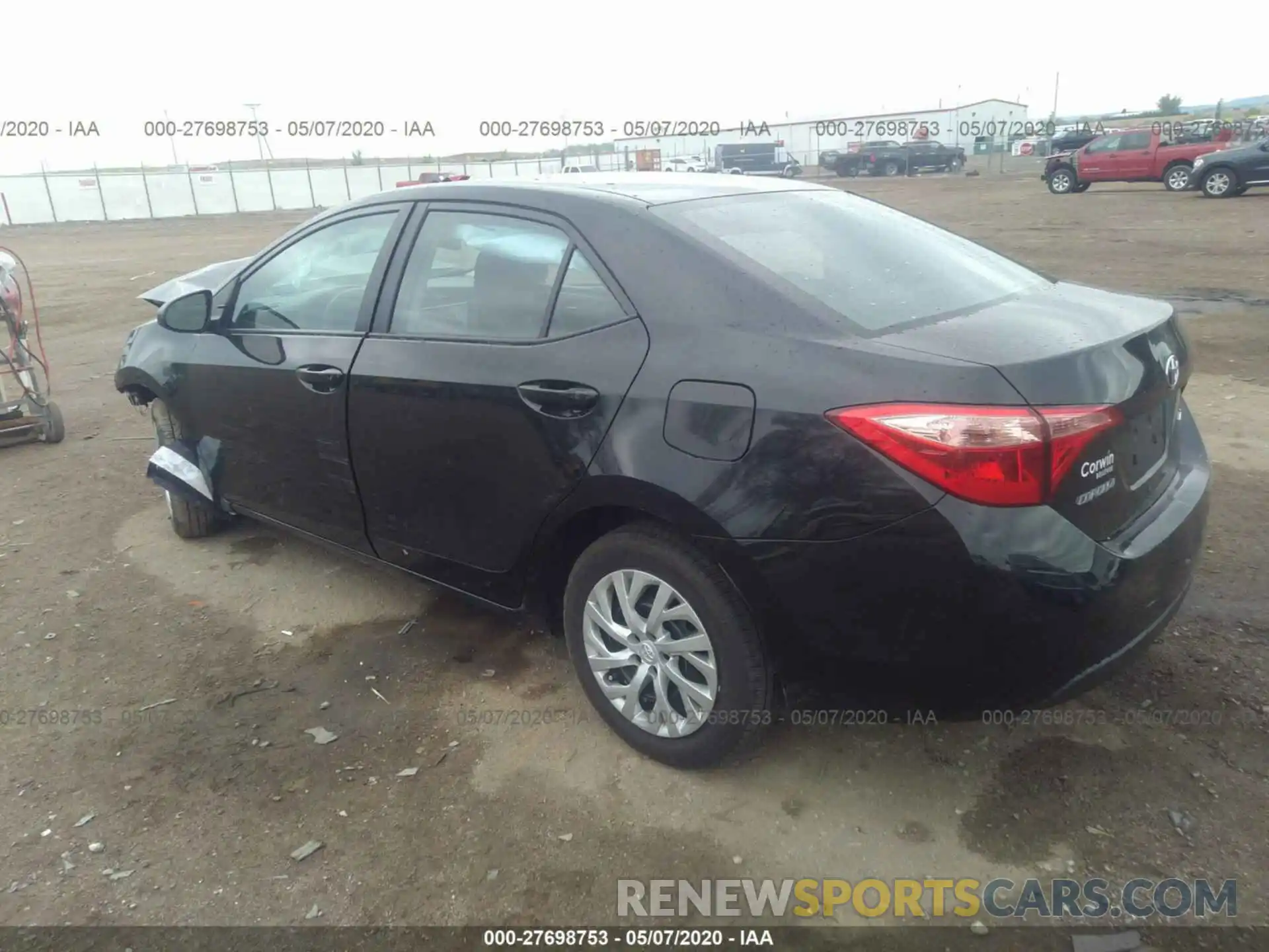 3 Photograph of a damaged car 5YFBURHE8KP906973 TOYOTA COROLLA 2019