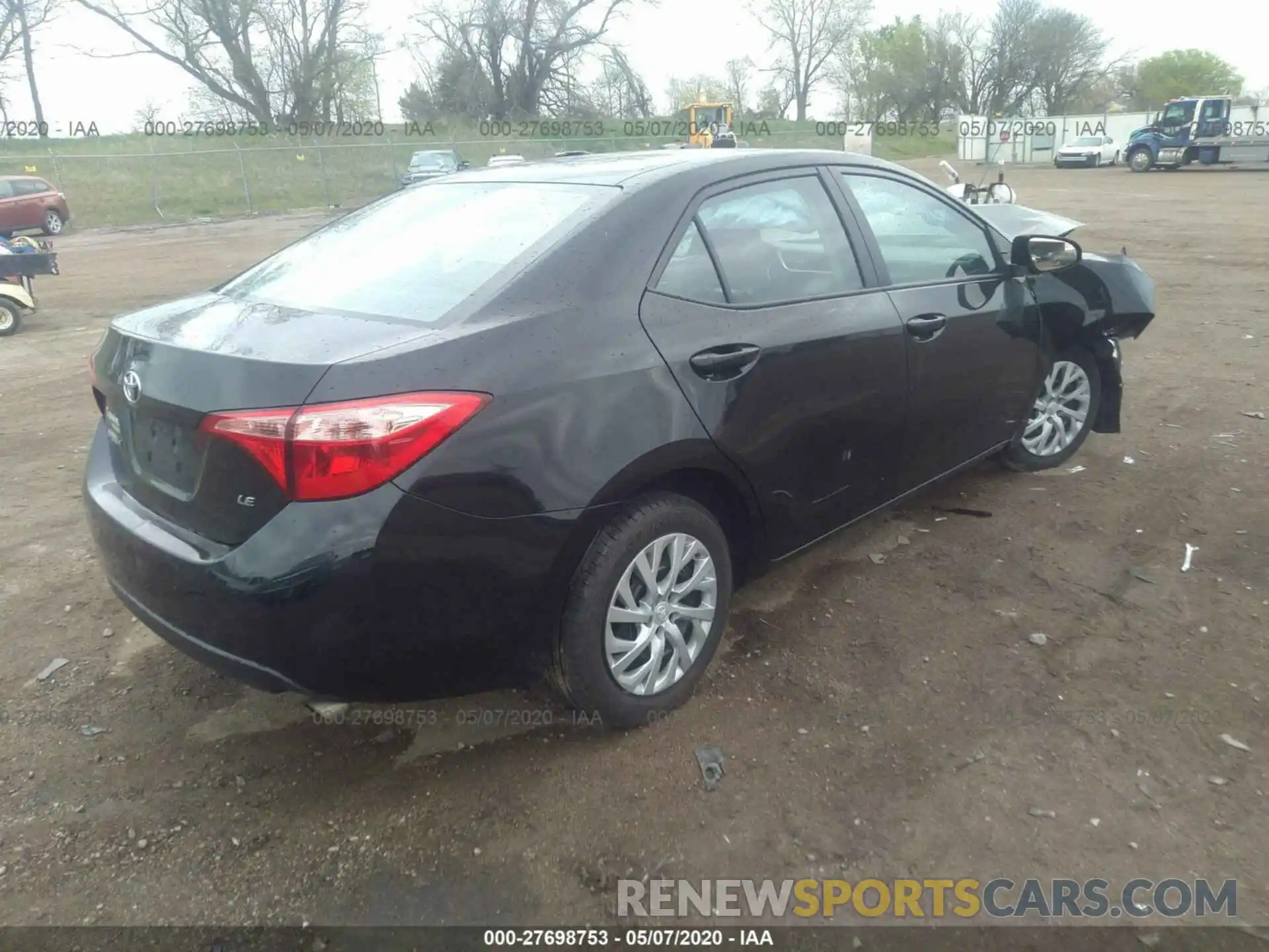 4 Photograph of a damaged car 5YFBURHE8KP906973 TOYOTA COROLLA 2019