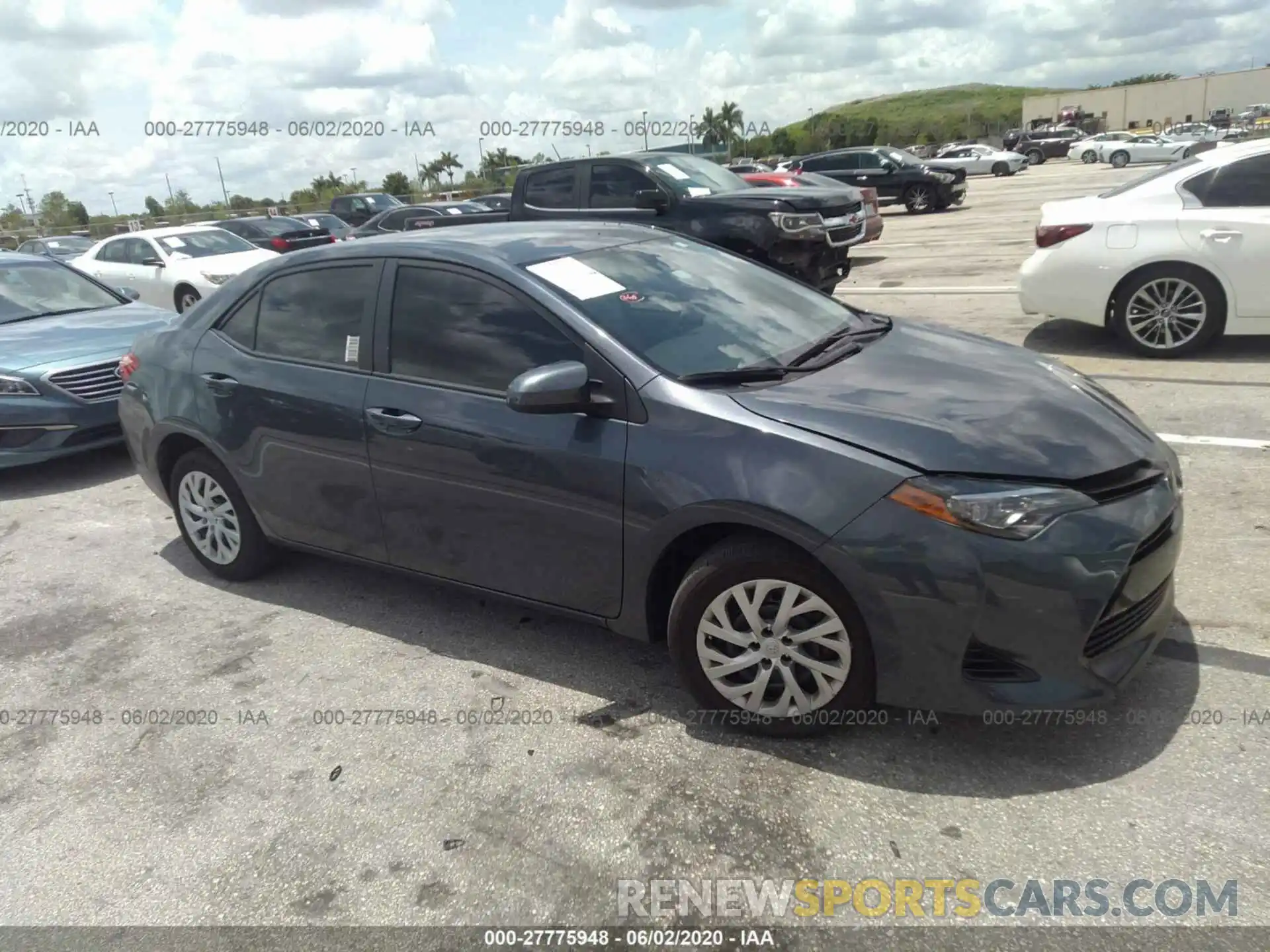 1 Photograph of a damaged car 5YFBURHE8KP907170 TOYOTA COROLLA 2019