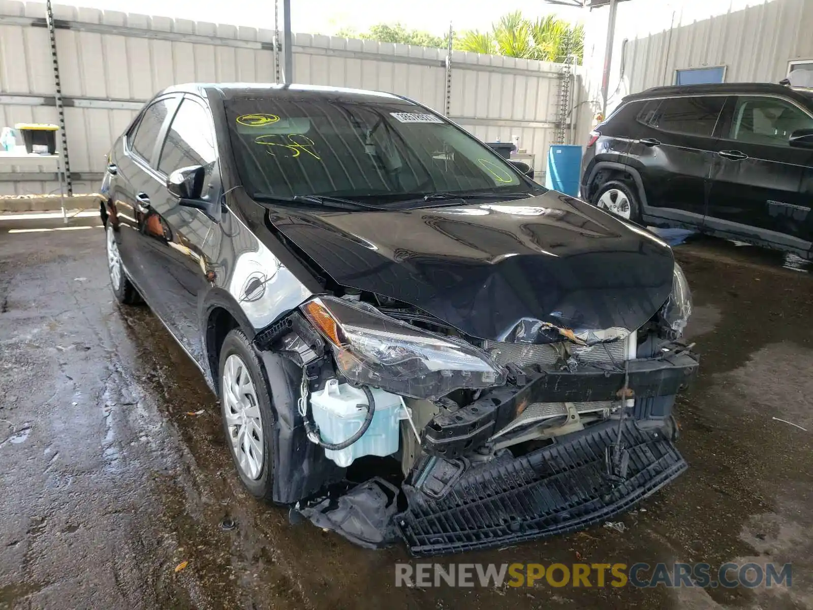 1 Photograph of a damaged car 5YFBURHE8KP907444 TOYOTA COROLLA 2019