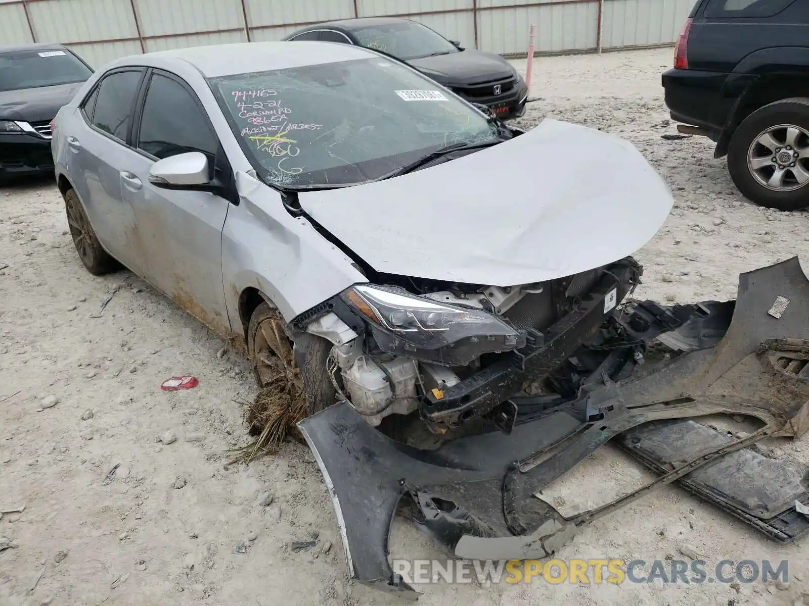 1 Фотография поврежденного автомобиля 5YFBURHE8KP907721 TOYOTA COROLLA 2019