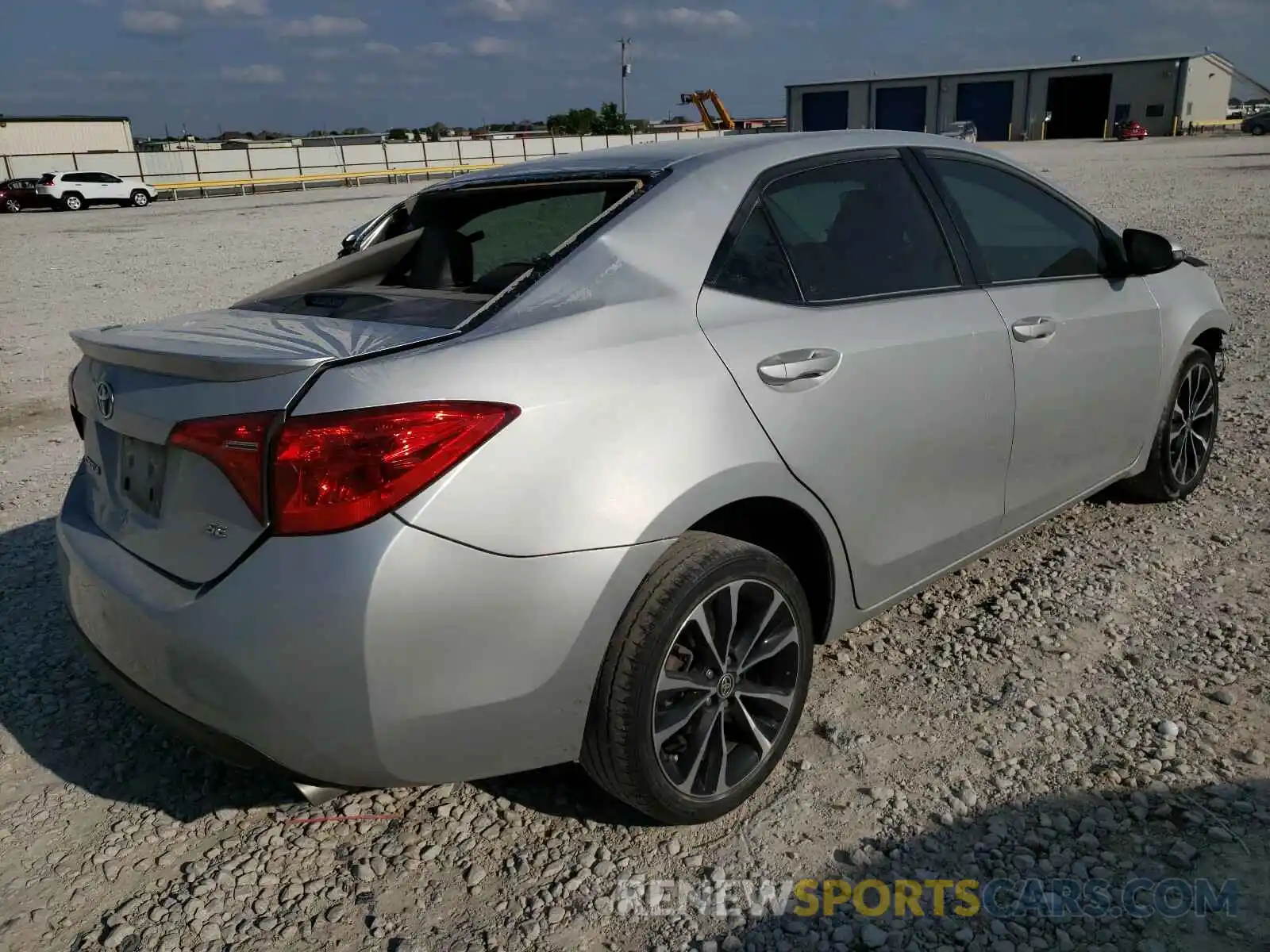 4 Photograph of a damaged car 5YFBURHE8KP907833 TOYOTA COROLLA 2019