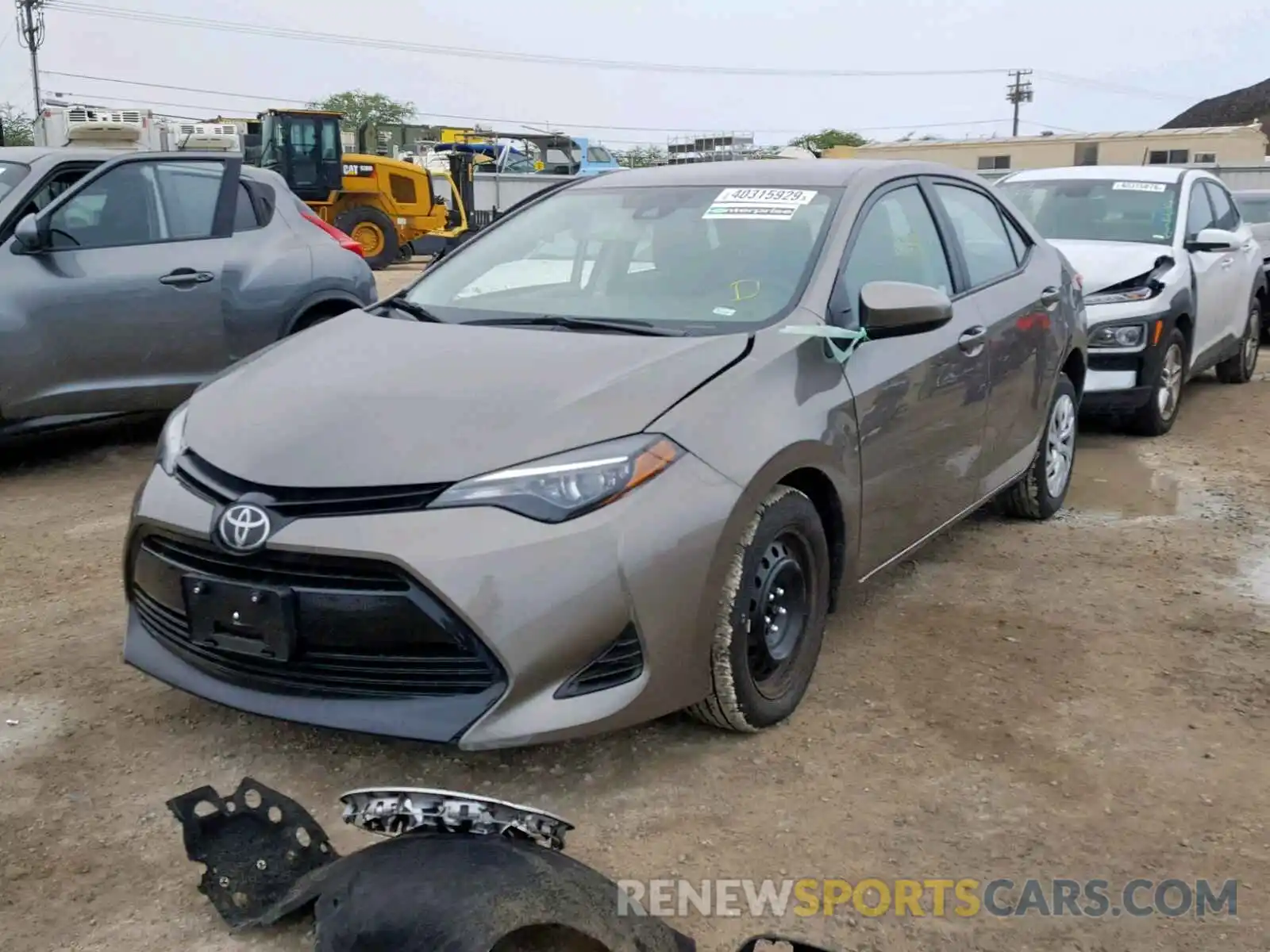 2 Photograph of a damaged car 5YFBURHE8KP908433 TOYOTA COROLLA 2019