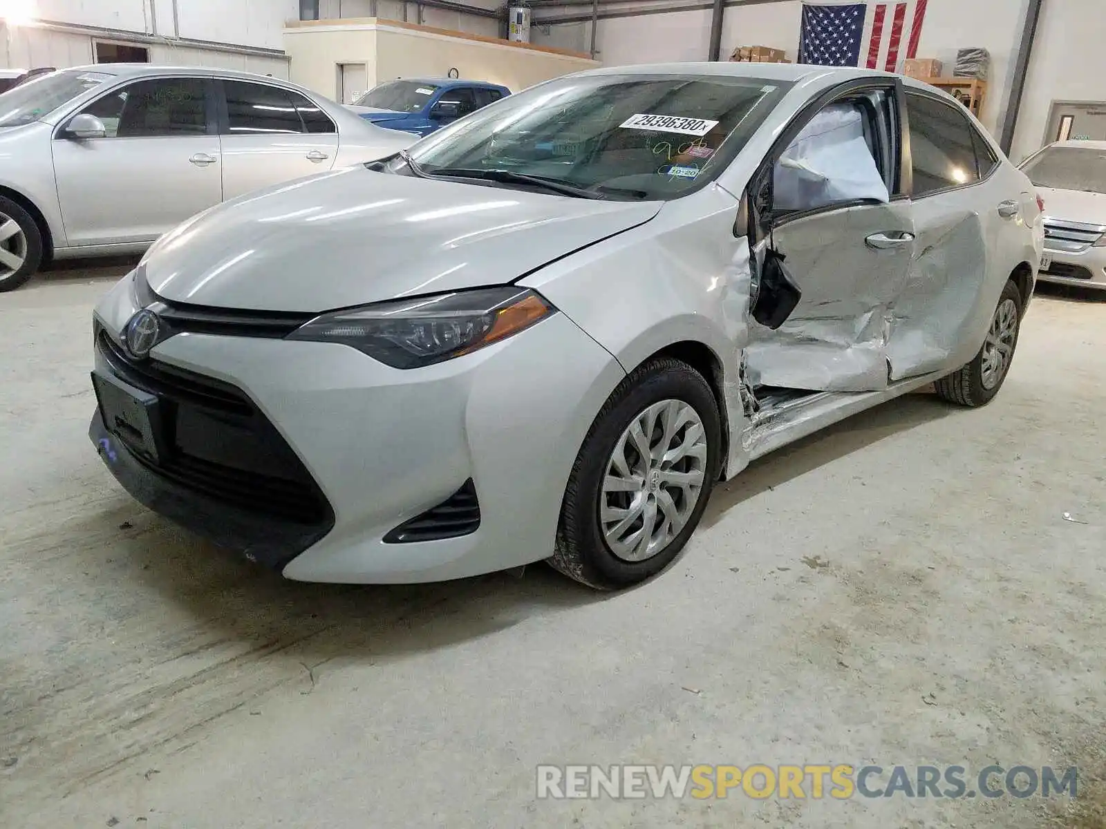 2 Photograph of a damaged car 5YFBURHE8KP908562 TOYOTA COROLLA 2019