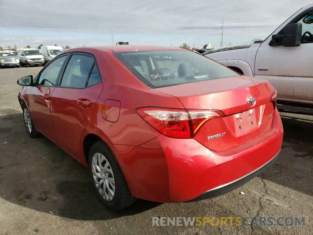 3 Photograph of a damaged car 5YFBURHE8KP908996 TOYOTA COROLLA 2019