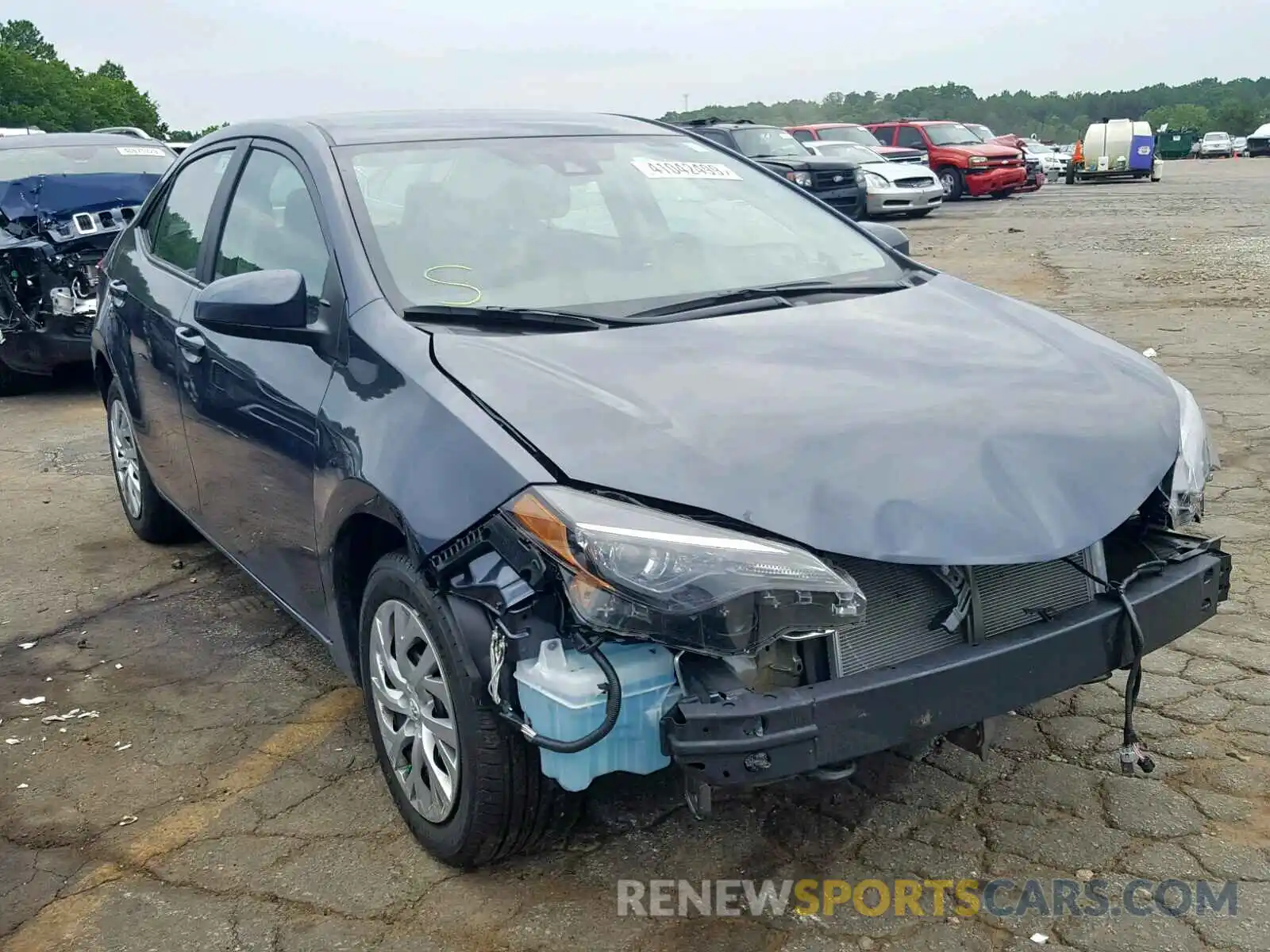 1 Photograph of a damaged car 5YFBURHE8KP909159 TOYOTA COROLLA 2019