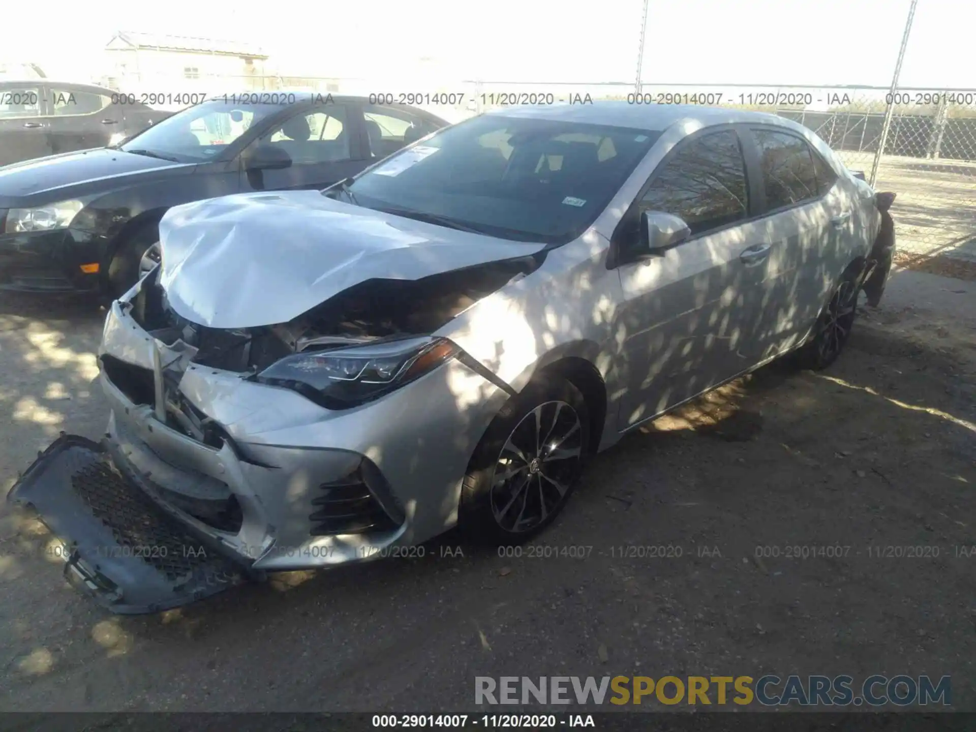 2 Photograph of a damaged car 5YFBURHE8KP909453 TOYOTA COROLLA 2019