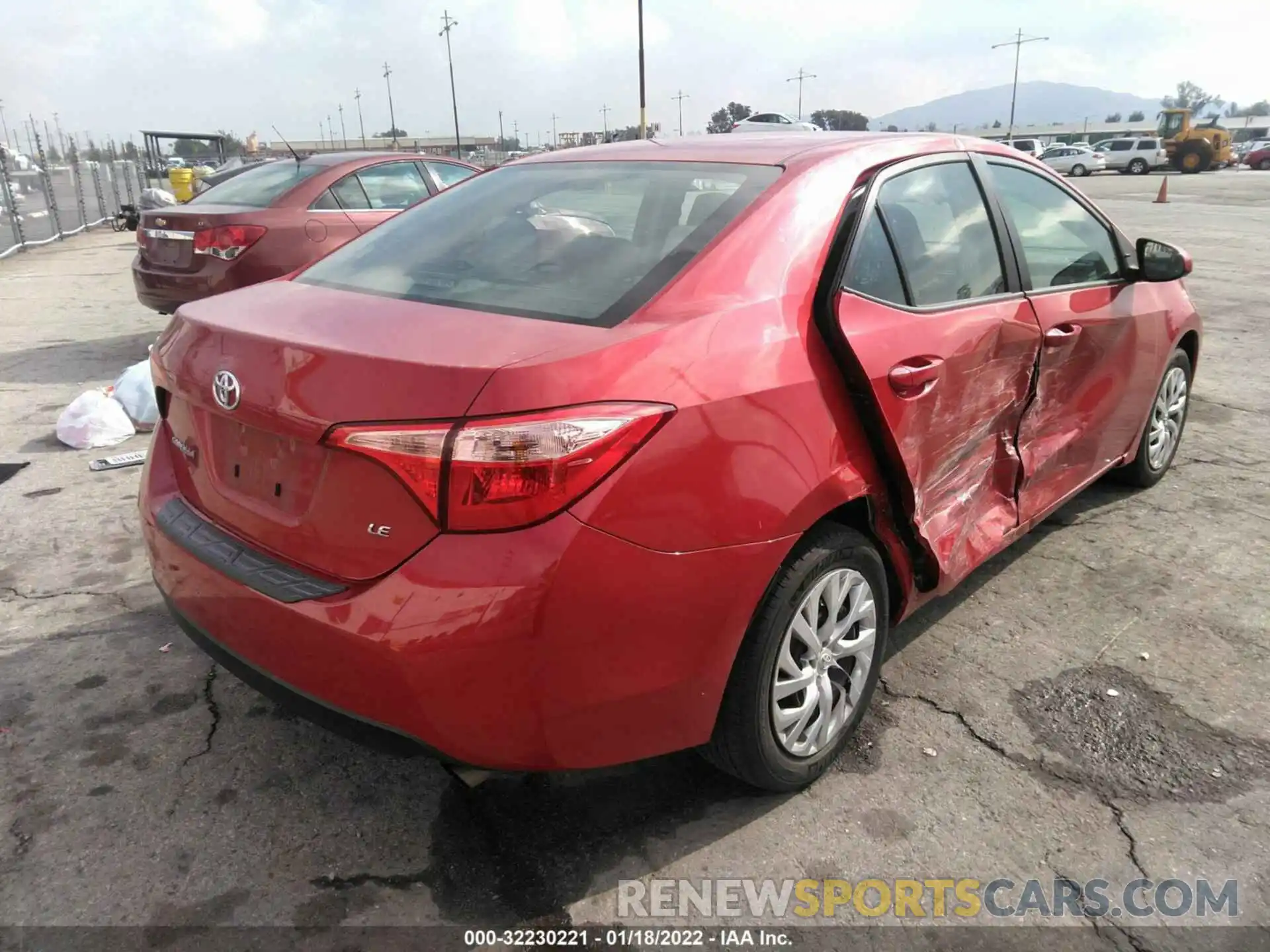 4 Photograph of a damaged car 5YFBURHE8KP909730 TOYOTA COROLLA 2019